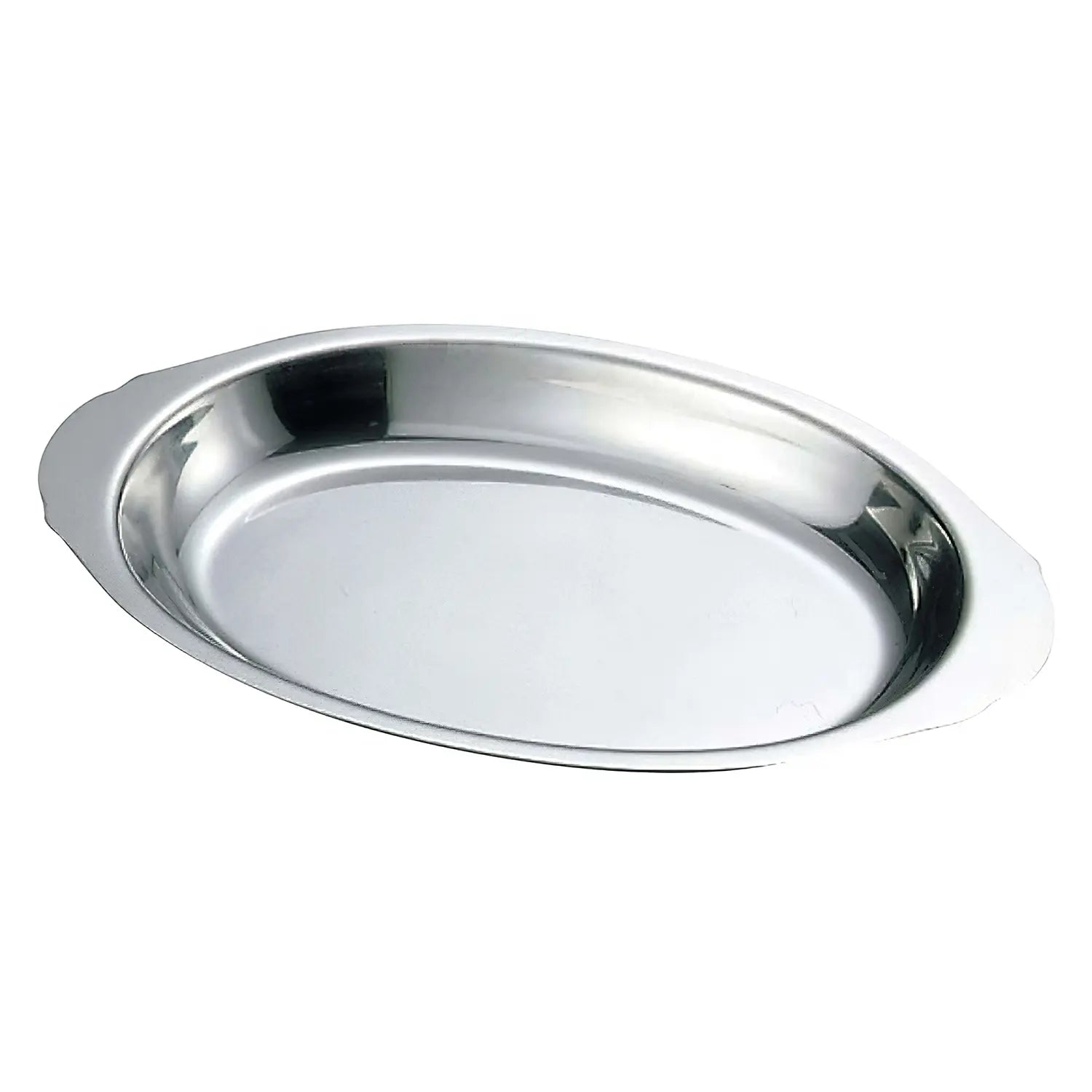 Premium Ikeda Stainless Steel Gratin Dish - Oven Safe Baking Pan for Casseroles, Lasagna & Au Gratin | Perfect for Family Dinners, Potlucks & Holiday Cooking