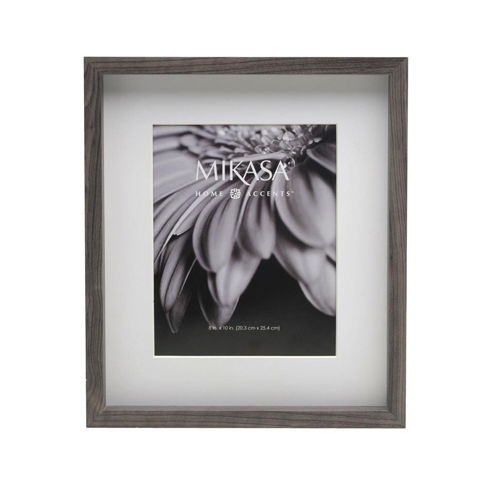 12 x 14 Gray Gallery Frame with 8 x 10 Mat - Perfect for Displaying Photos, Artwork, and Certificates in Home or Office Decor