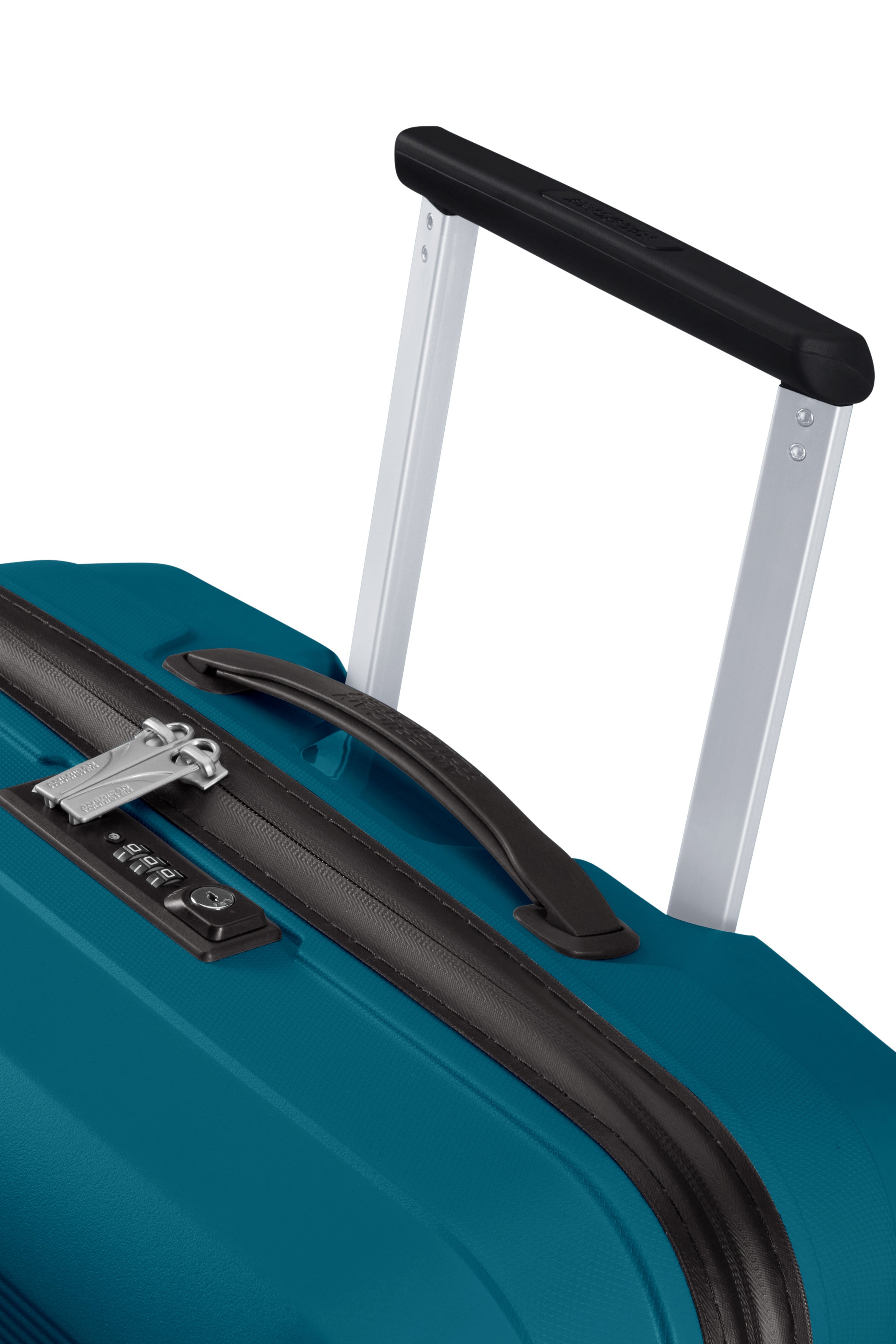 American Tourister Airconic 68cm Medium Suitcase - Lightweight Spinner Luggage with 360° Wheels, Deep Ocean Blue | Perfect for Business Travel & Weekend Getaways