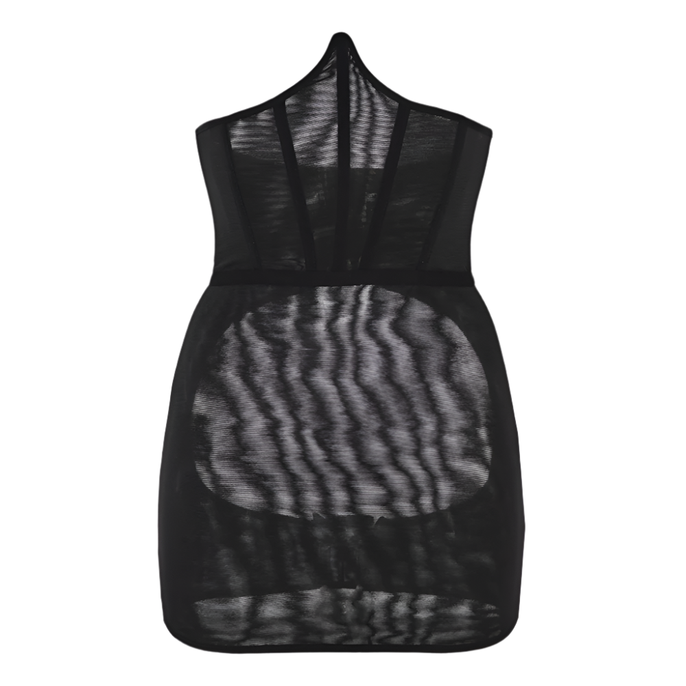 House of Desire Devon Cupless Open Rear Shapewear Slip - Sexy Lingerie for Women, Backless Body Shaper for Special Occasions & Date Nights