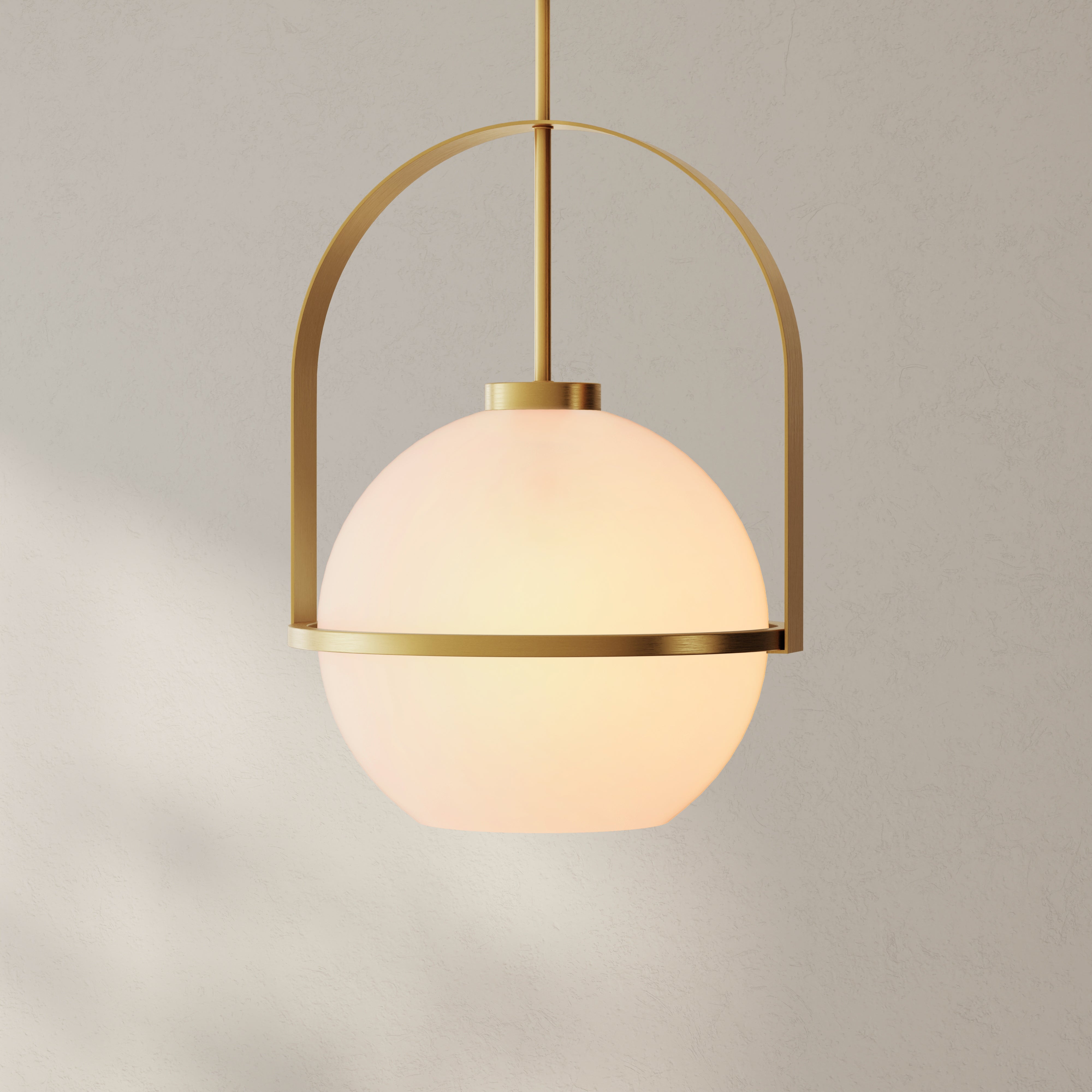 Delayne Collection Modern One Light Pendant Lighting Fixture - Perfect for Kitchen Island, Dining Room, and Entryway Decor