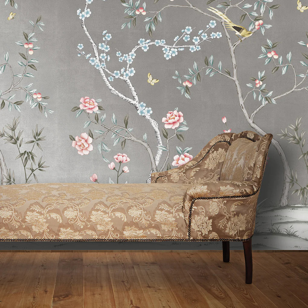 Self-Adhesive Garden Wall Mural - Easy Peel & Stick Wallpaper for Home Decor, Living Room, Bedroom & Nursery - Nature Inspired Botanical Design for Indoor Walls