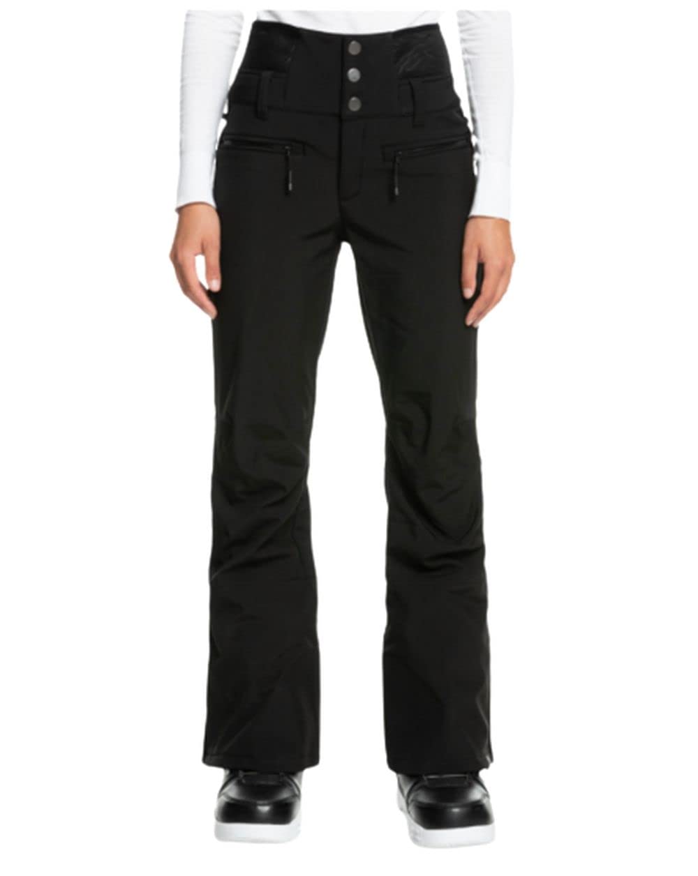 Roxy Women's Rising High Snow Pants - Waterproof Insulated Ski Pants for Cold Weather - Perfect for Skiing, Snowboarding & Winter Outdoor Activities
