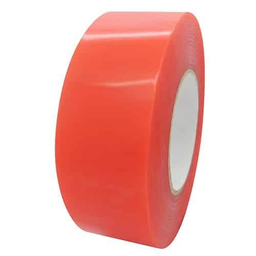 ZOHRA™ Transparent Double Sided Polyester Tape for Hair Patch & Toupee - Strong Hold Adhesive (30 Meters, Red, 24mm Wide) - Perfect for Wig Attachment, Hair Extensions & Costume Hairpieces
