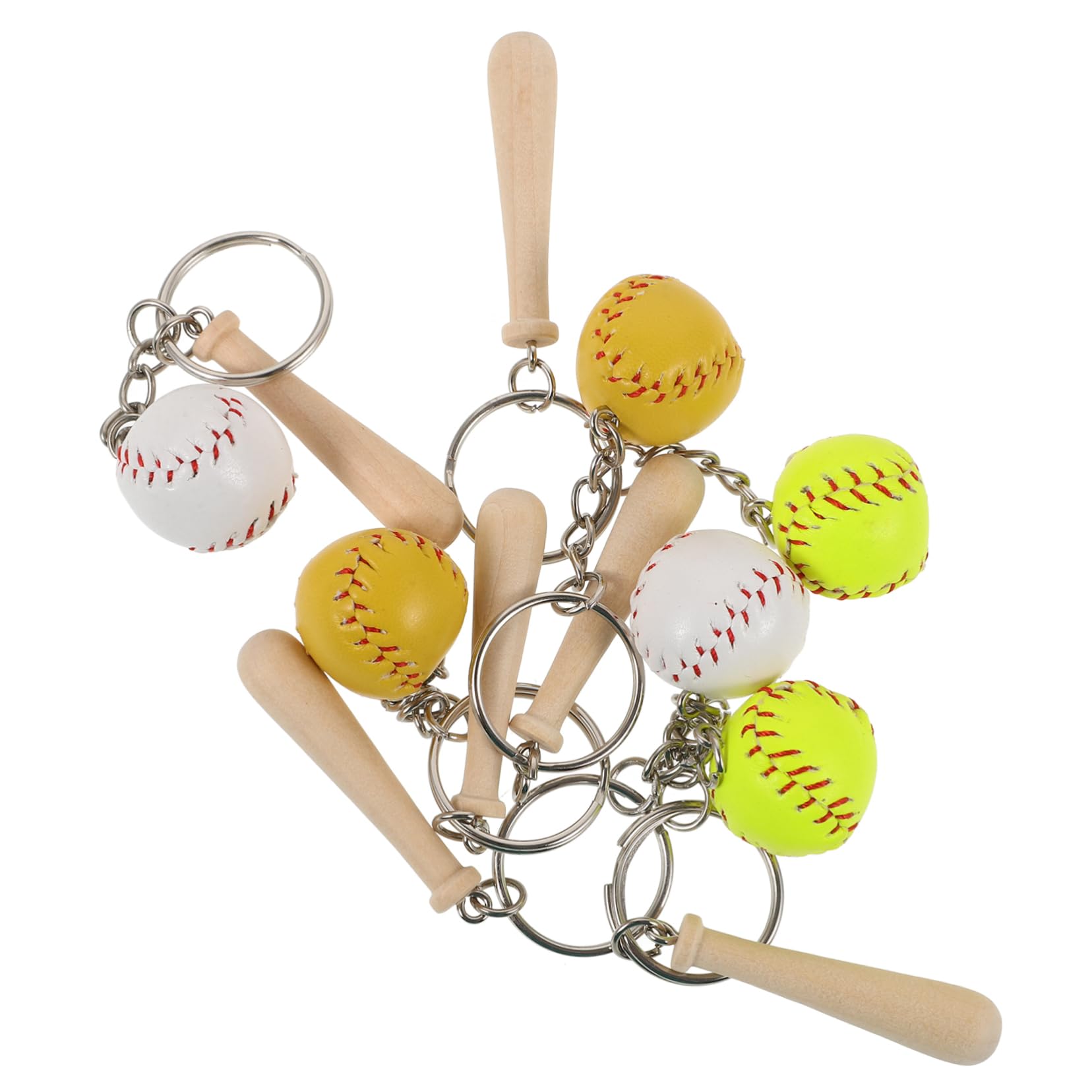 Baseball Keychain for Backpacks - Unique Sports Keyring for Boys, Baseball Party Favors, Key Covers - Perfect for Baseball Fans, Gifts, and Sports Enthusiasts