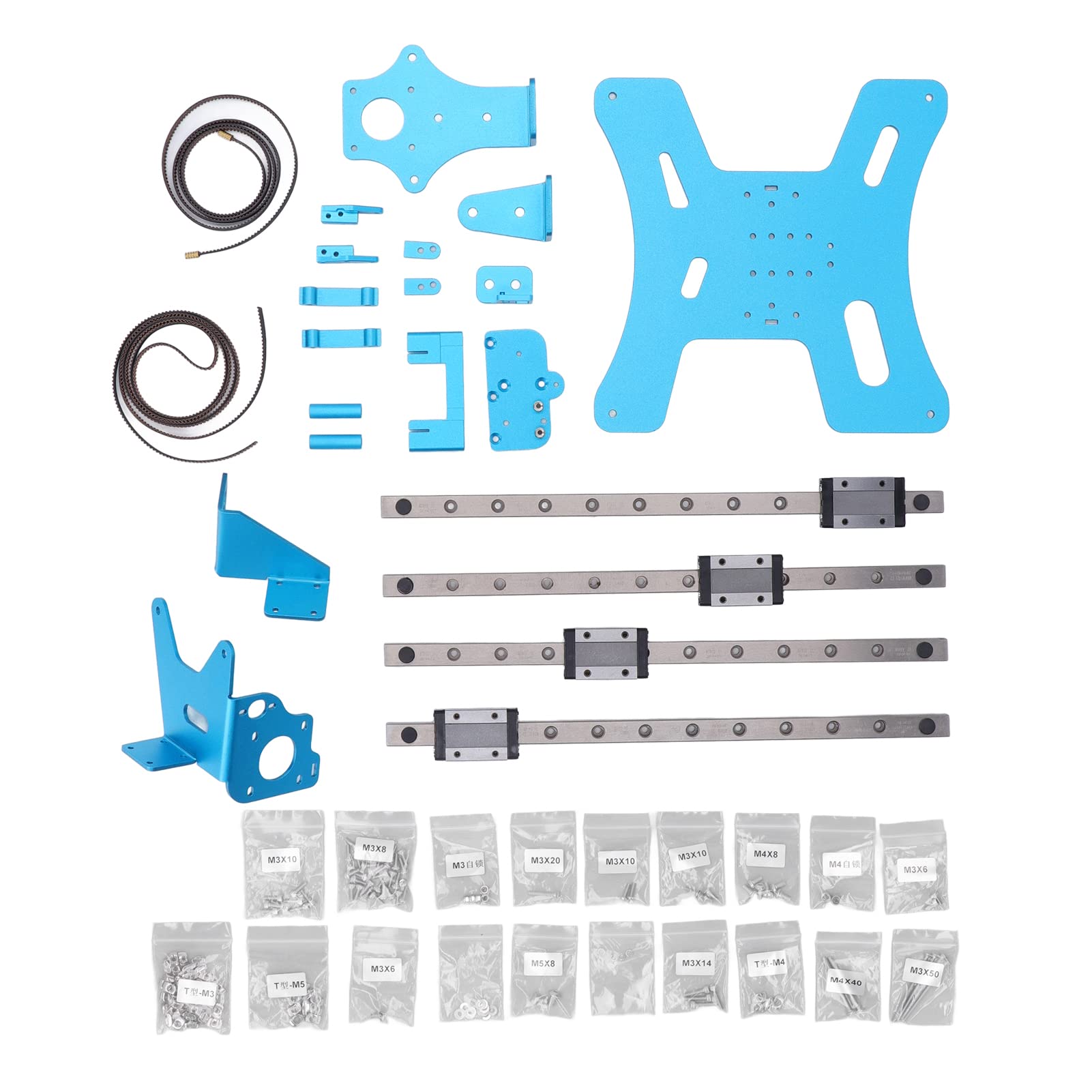 High Precision 3D Printer Upgrade Kit - 300mm Linear Rails, Lead Screws & Timing Belt Set for Ender 3 Pro | DIY Printing Enhancements & Smooth Motion Upgrades