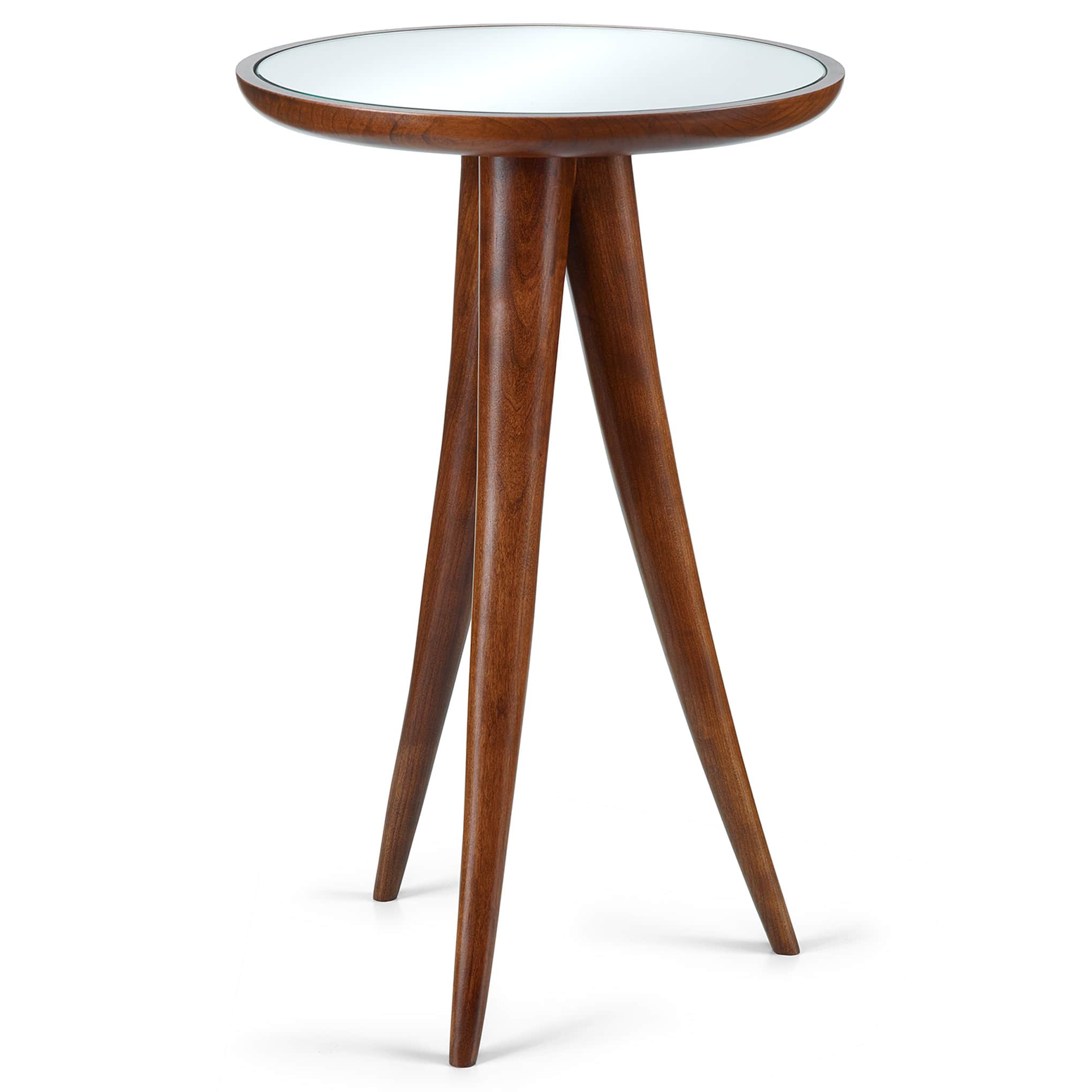 Martine 20 Inch Round Side Table - Small Drink Table for Living Room, Patio & Bedroom - Perfect Cocktail Table for Coffee, Books & Decor