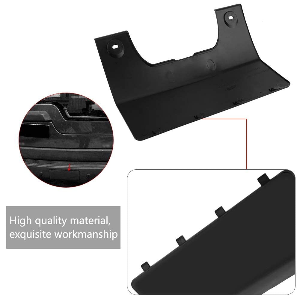DPO 500011PCL Rear Bumper Tow Hitch Cover - Compatible with Land Rover LR3 (2005-2009) & LR4 (2010-2012) - Durable Towing Hook Eye Protector - Perfect for Off-Roading, Camping & Towing Accessories