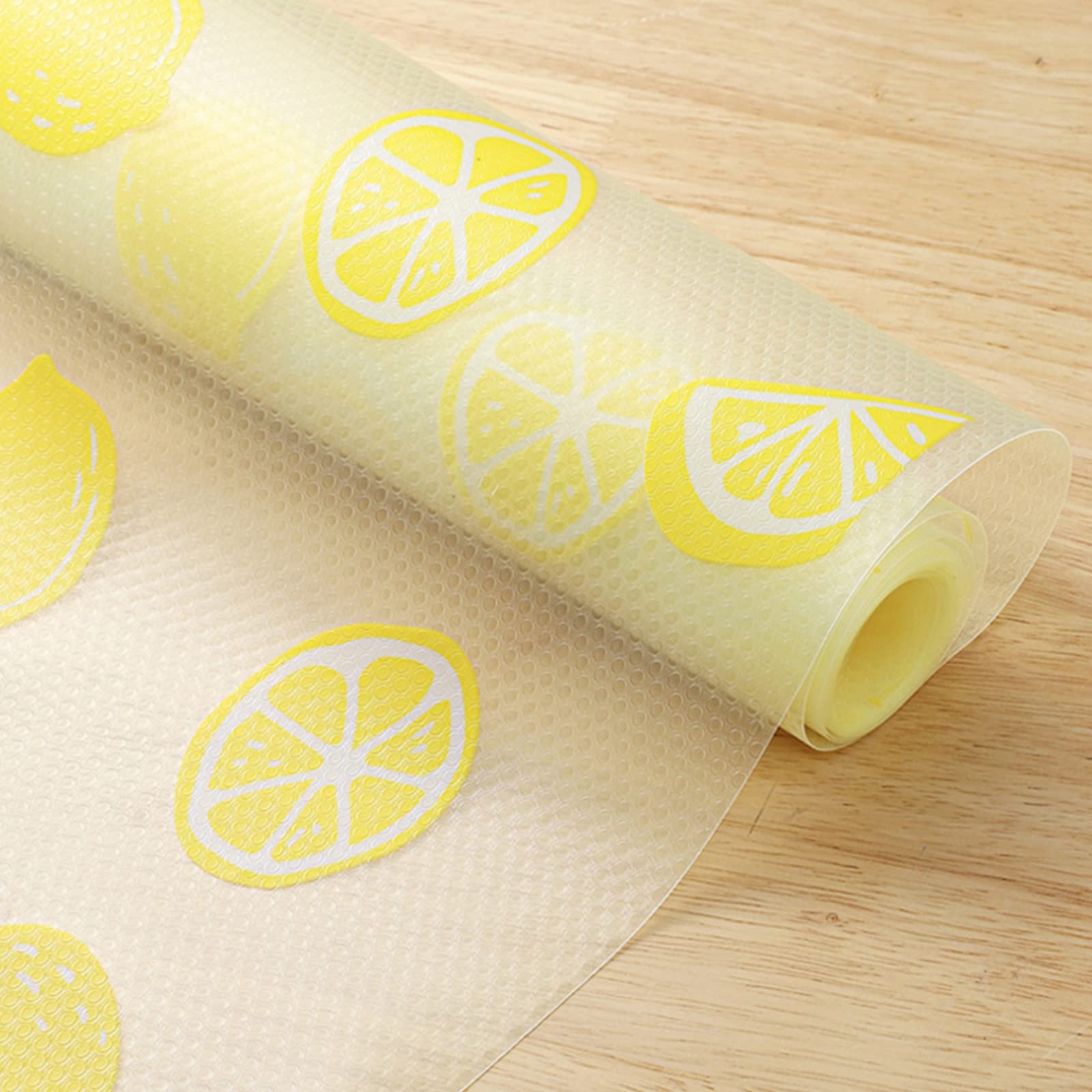 Non-Slip Waterproof Shelf Liner for Kitchen Cabinets, Refrigerator, Pantry & Bathroom - Non-Adhesive Drawer Liner, Fridge Pad & Cupboard Mat (17.7