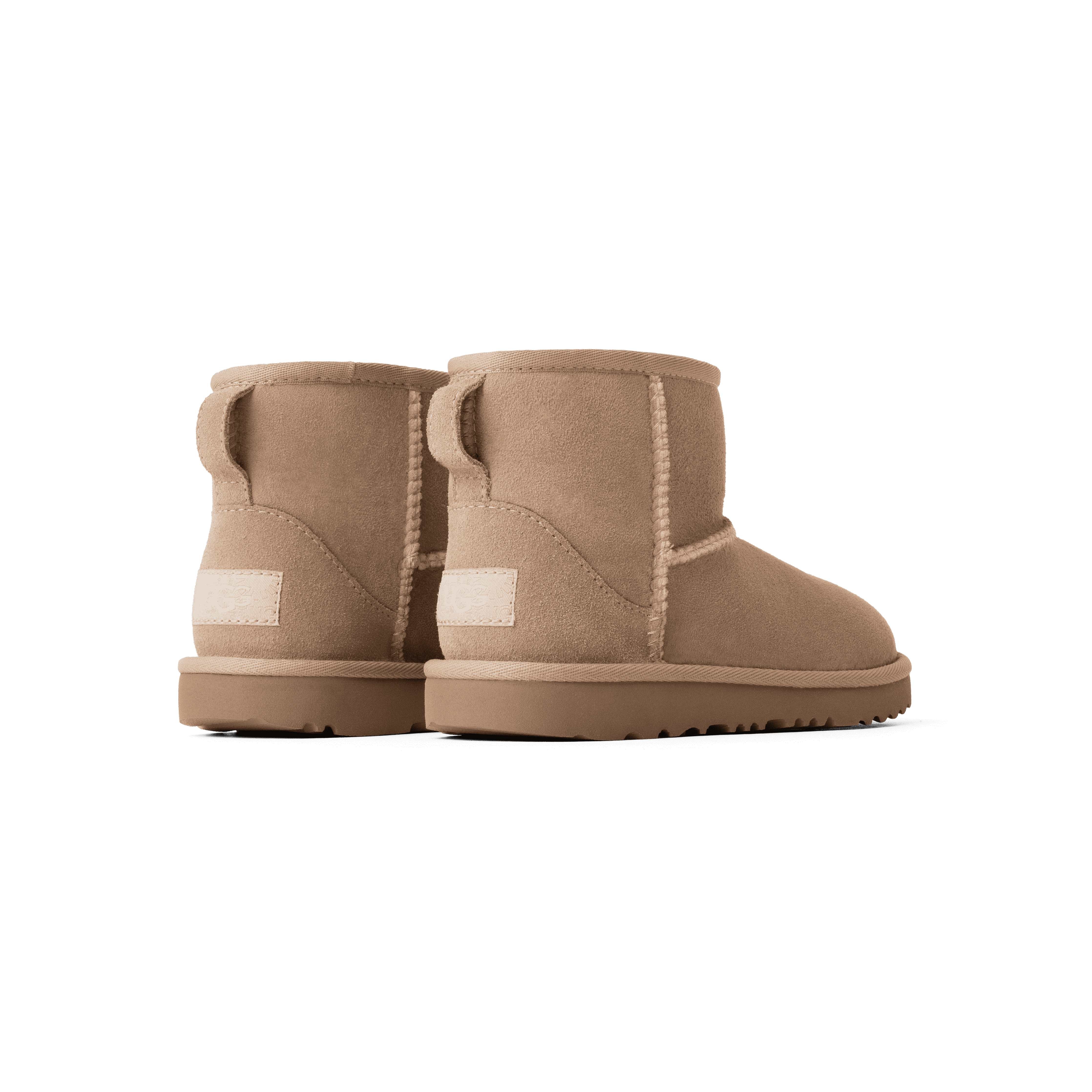 UGG Kid's Classic II Mini Boot in Sand - Waterproof Winter Snow Boots for Girls & Boys - Cozy Fleece Lined Shoes for Cold Weather, Outdoor Play & School