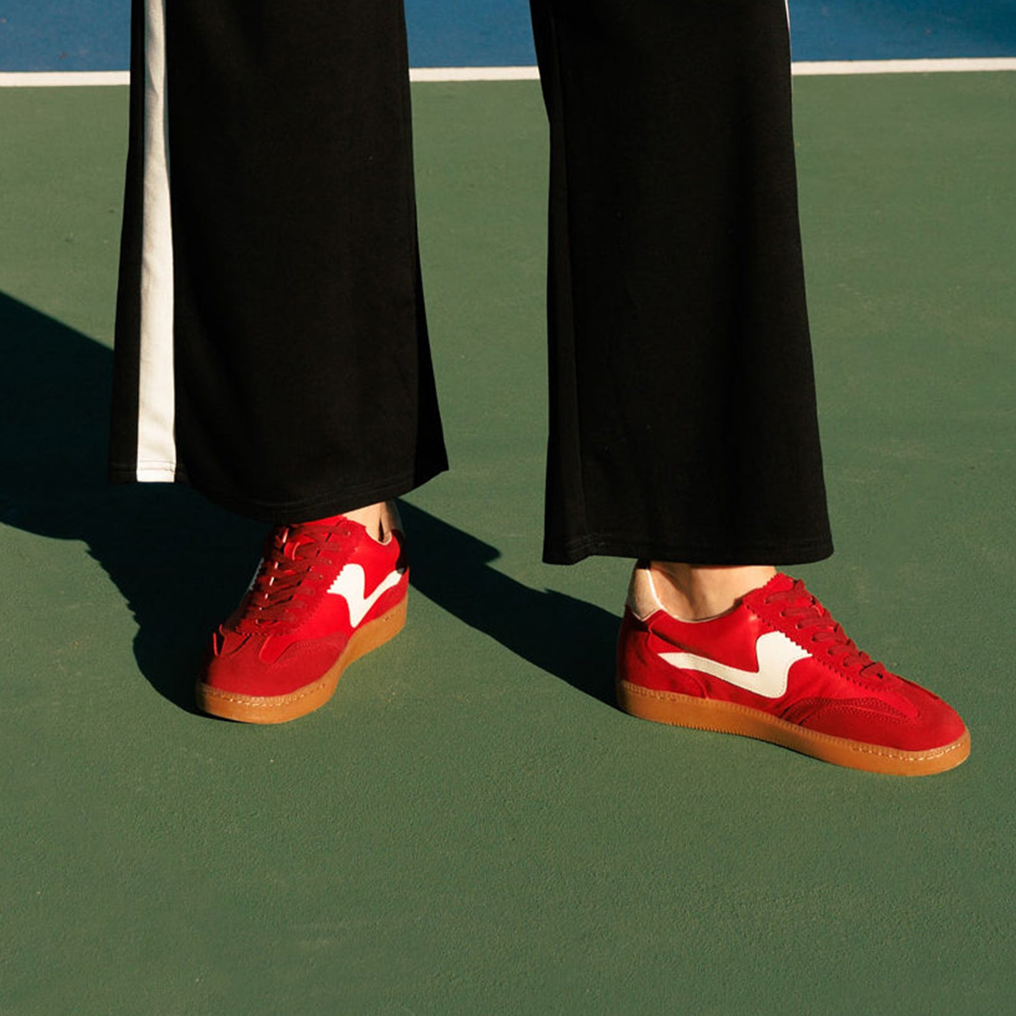 Crimson Suede Notice Sneakers - Stylish & Comfortable Men's/Women's Casual Shoes for Walking, Running & Everyday Wear