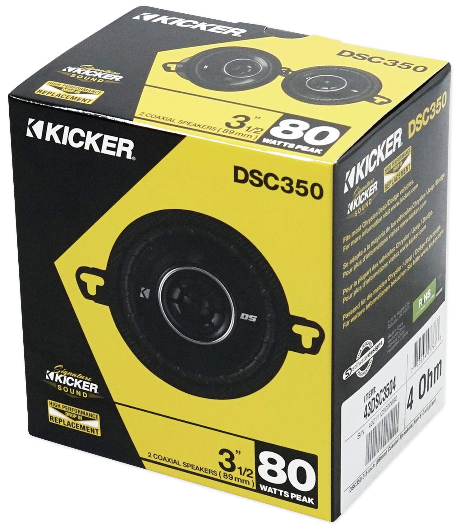 KICKER 43DSC3504 DSC350 3.5