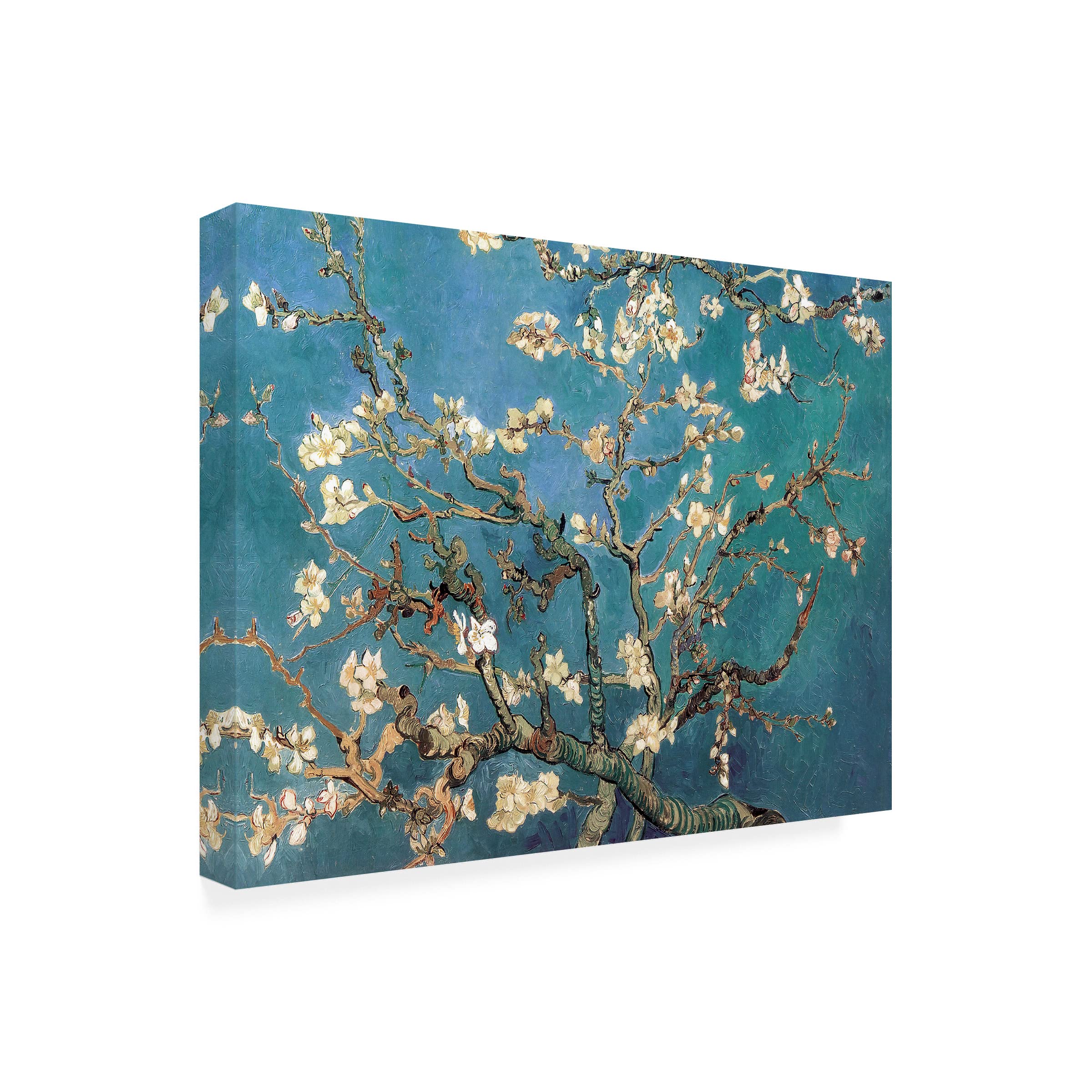 Vincent van Gogh 'Almond Blossoms' Waterproof Canvas Wall Art - Perfect for Outdoor Patio, Garden, and All-Weather Home Decor