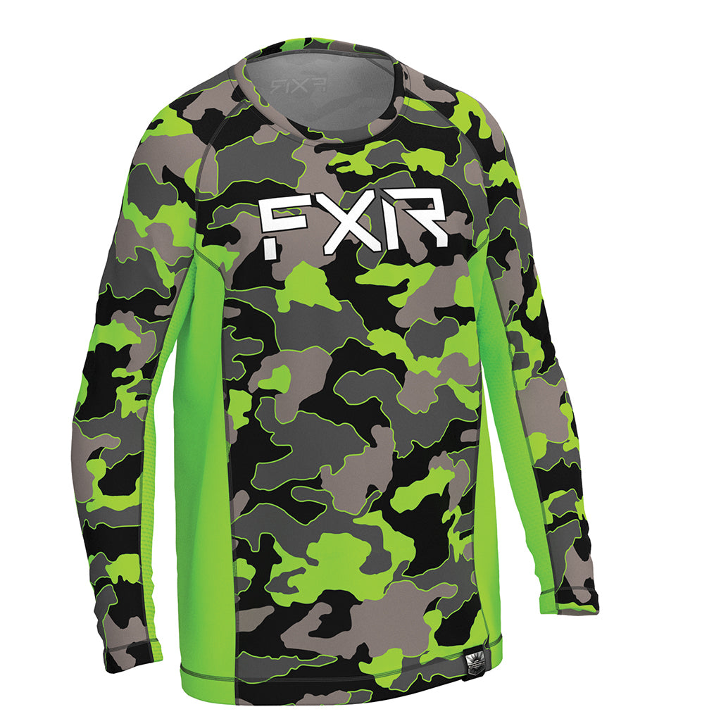 FXR Attack UPF Long Sleeve Youth Tee - Sun Protection for Kids Outdoor Sports & Activities
