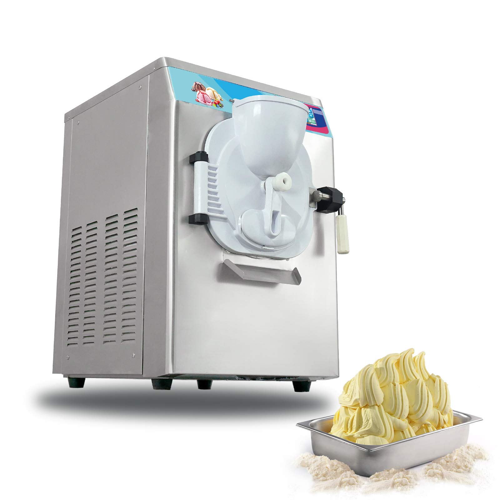 Commercial 14L Hard Ice Cream Maker with 4.3