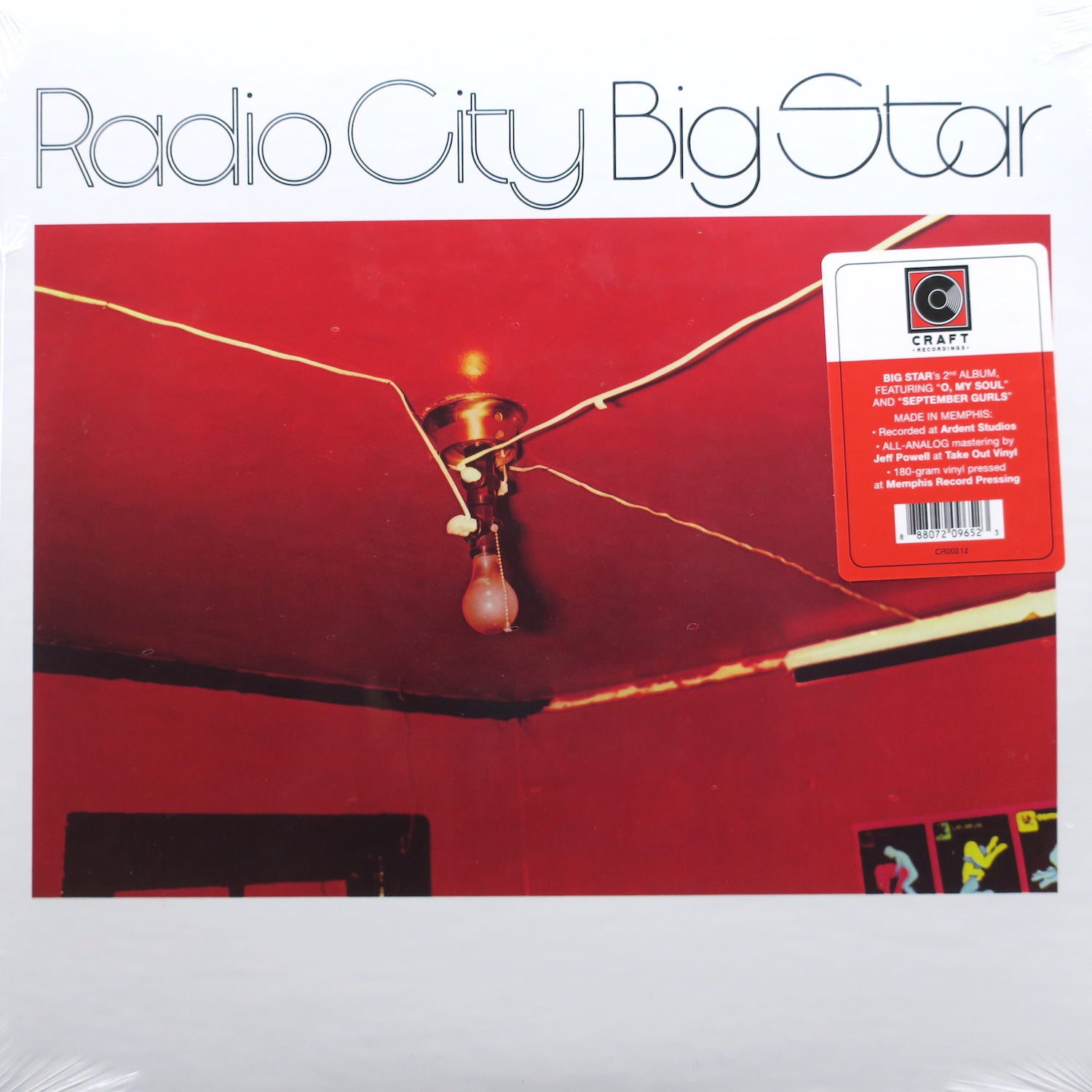 BIG STAR 'Radio City' ANALOG MASTERED Vinyl LP Record - Classic Rock Music Collector's Edition for Home Listening & DJ Mixing