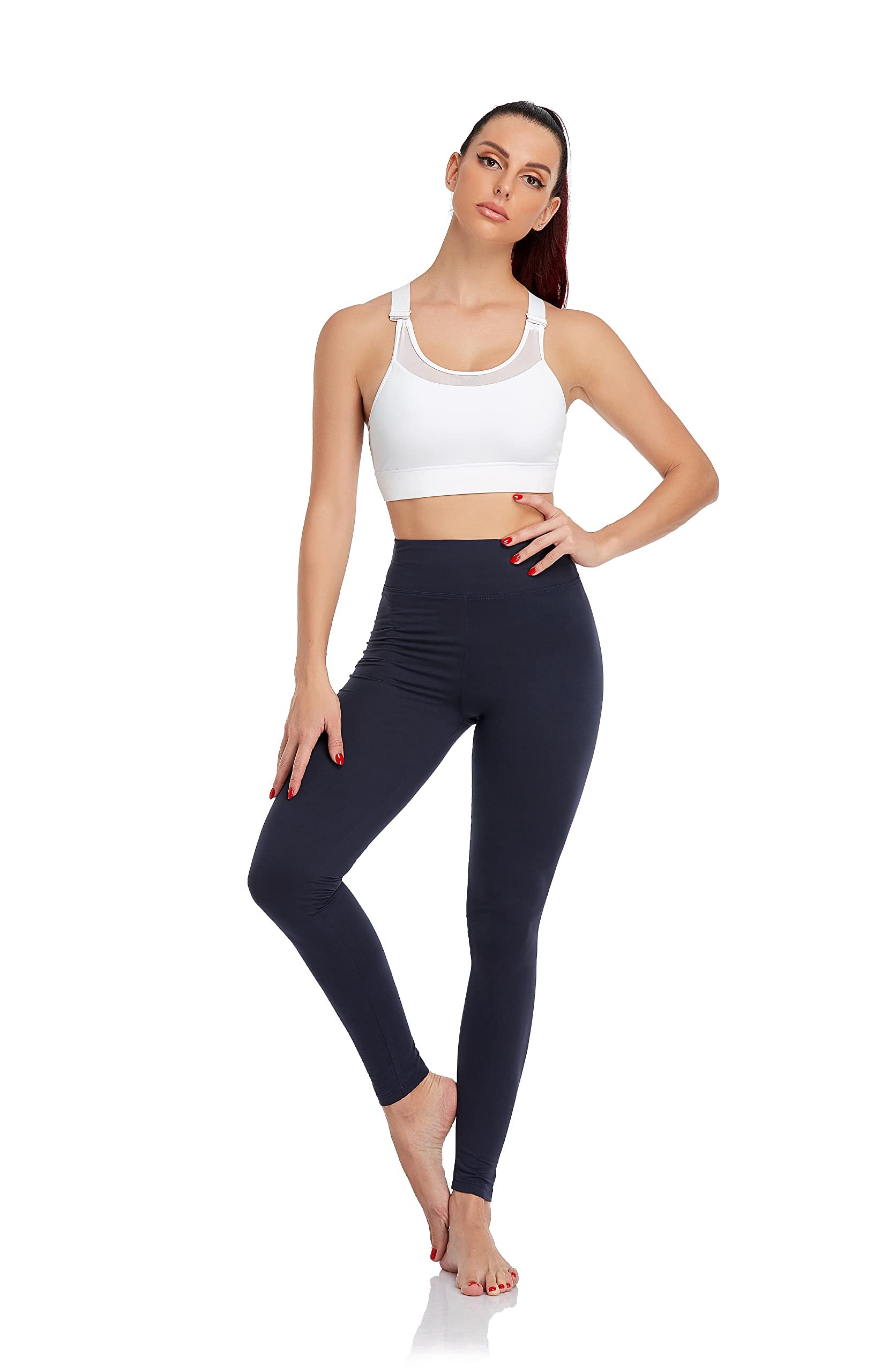 ZENEX High Waisted Yoga Pants for Women - Ultra Soft Workout Leggings, Tummy Control Running Tights - Perfect for Yoga, Gym, Running & Everyday Wear
