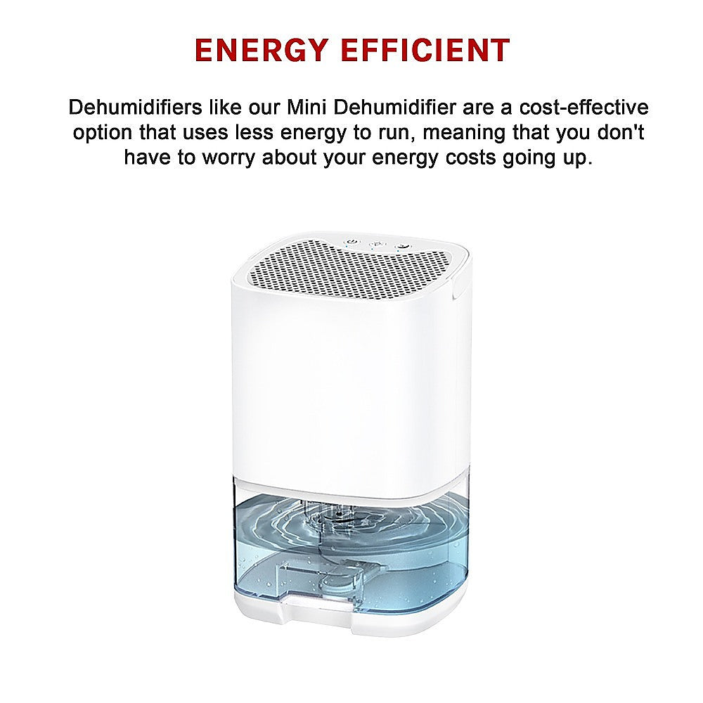 1000ML Mini Dehumidifier - Portable Air Dryer for Home, Office & Closet - Compact Moisture Absorber Machine for Basement, Bathroom & Small Spaces