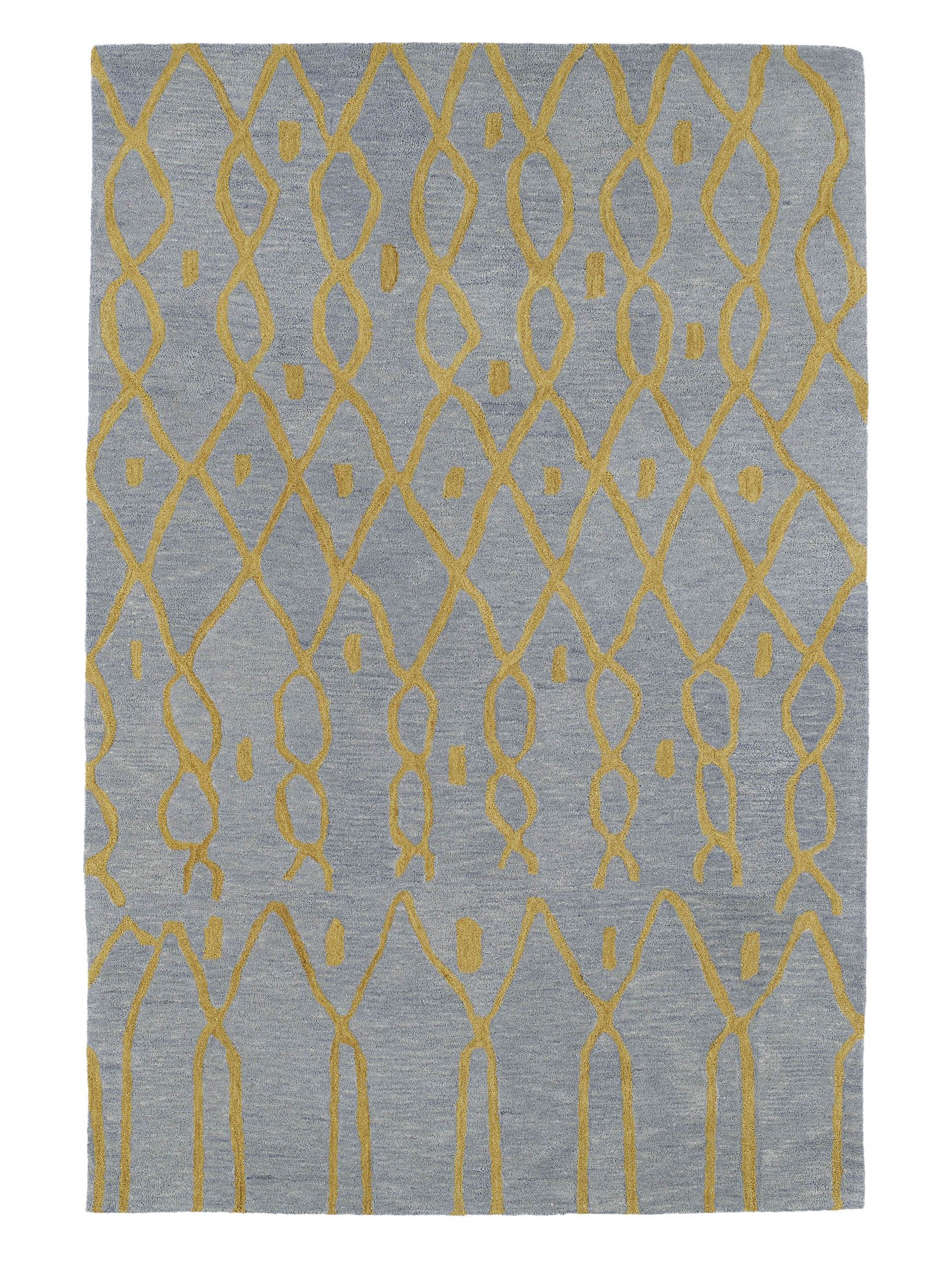 Kaleen Rugs Casablanca Light Blue 3' x 10' Runner - Perfect for Hallways, Entryways & Narrow Spaces | Handmade Moroccan-Inspired Area Rug
