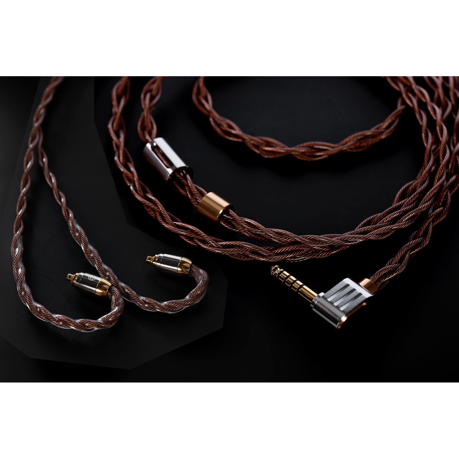 DD ddHiFi BC130B (Air Nyx) 4 Strand OCC Upgrade Earphone Cable - High Quality Audio Upgrade for IEMs - Perfect for Audiophiles, Music Lovers & Studio Monitoring