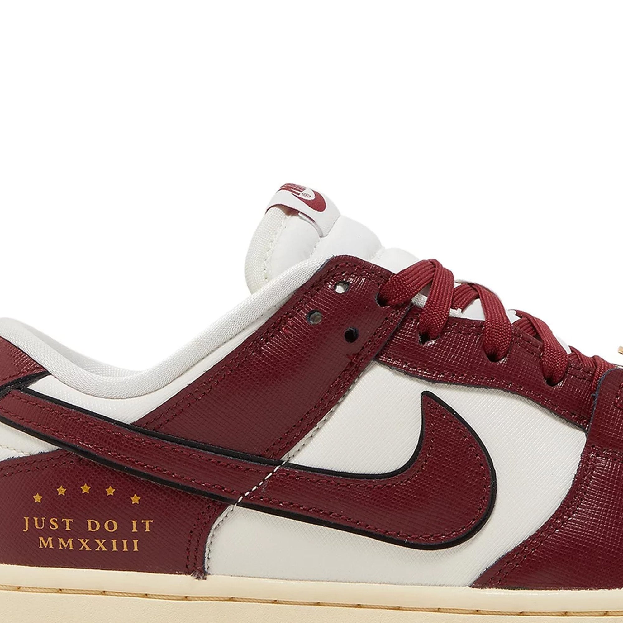Nike Dunk Low SE 'Just Do It Sail Team Red' Women's Sneakers (2023) - Stylish Casual Shoes for Women, Perfect for Everyday Wear, Street Fashion & Gym Workouts