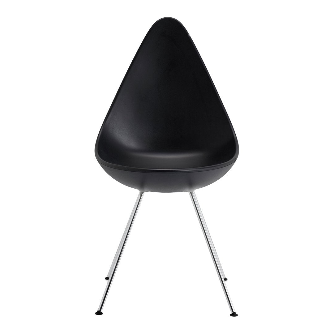 Drop Chair Plastic - Modern Lightweight Indoor/Outdoor Stackable Chair for Home, Office, and Patio Use