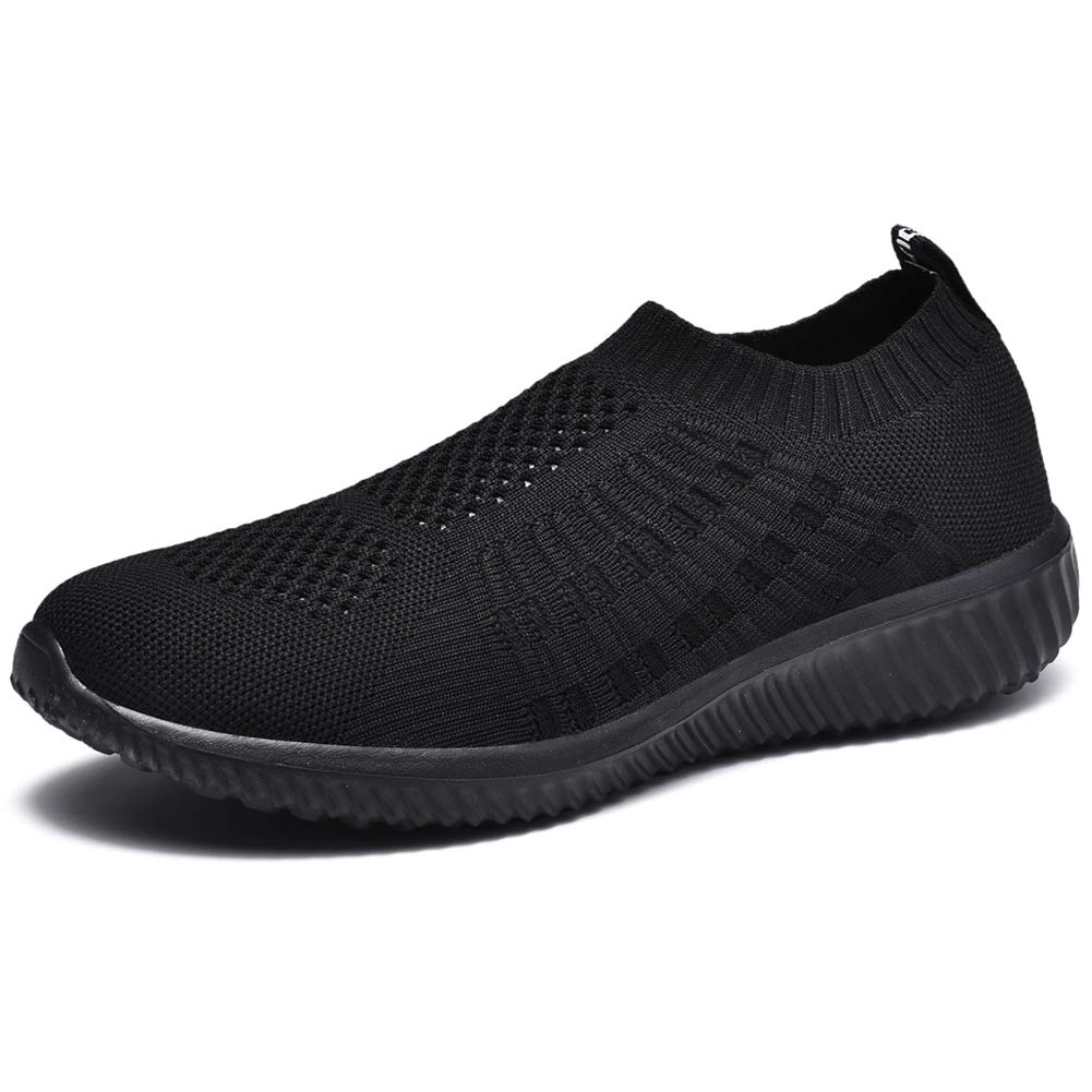 LANCROP Women's Slip-On Nurse Shoes - Comfortable Lightweight Walking Sneakers for Nurses, Healthcare Workers & Workout | Perfect for Hospital Shifts, Clinics & Gym
