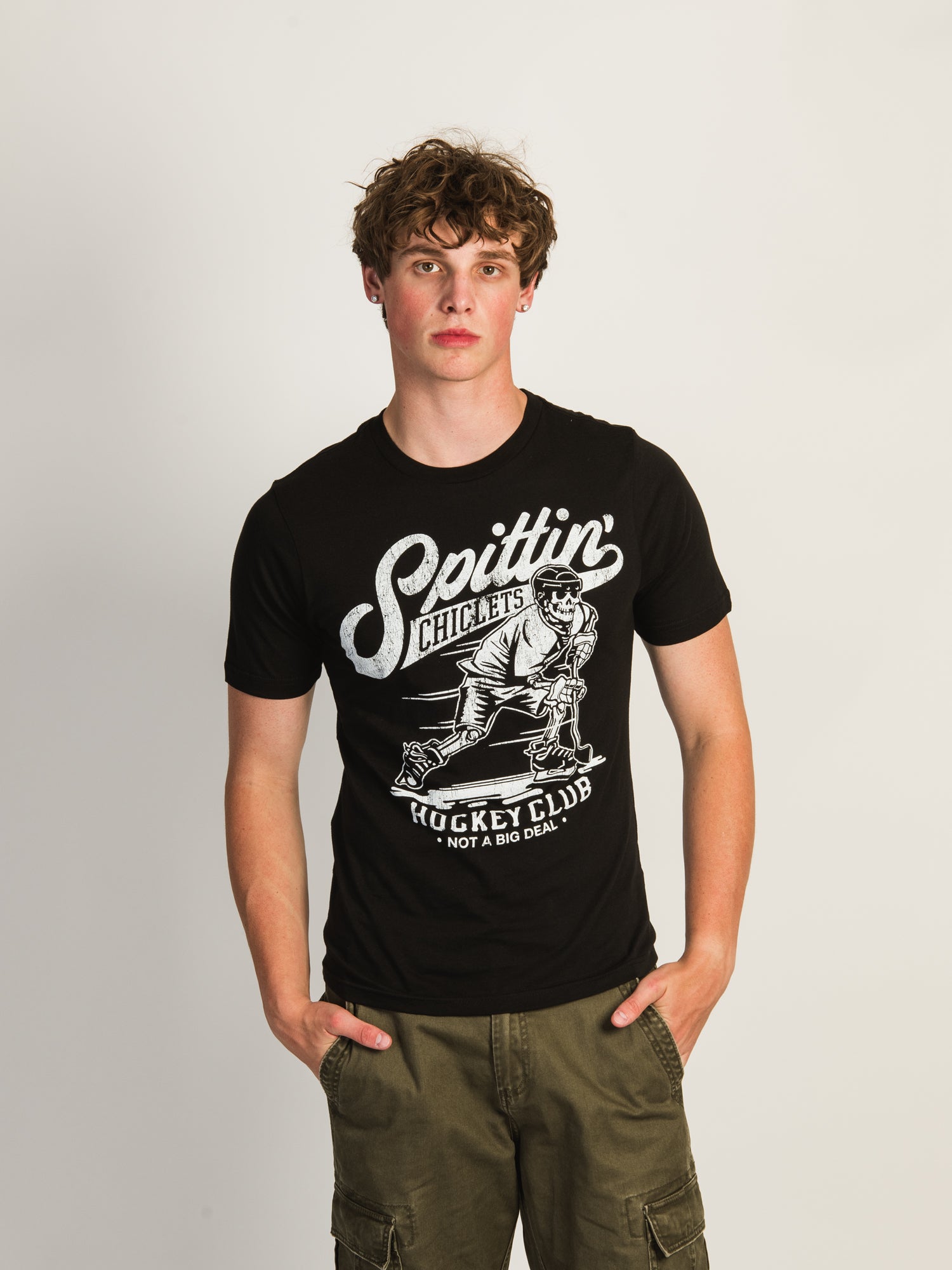 Barstool Sports Spittin Chiclets MVP T-Shirt - Premium Cotton Tee for Hockey Fans & Sports Enthusiasts - Perfect for Game Day, Parties & Casual Wear