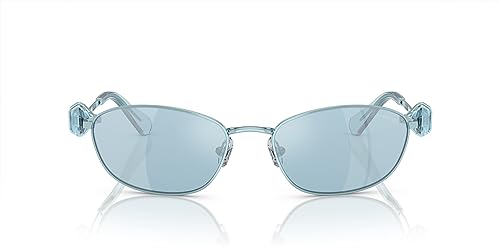 Light Blue/Light Blue Mirrored Silver