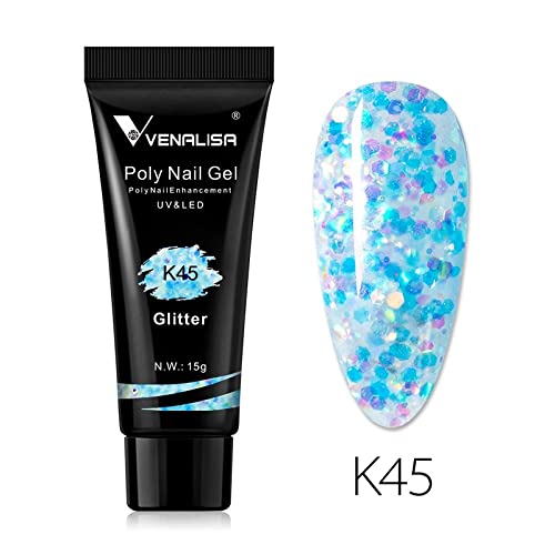 Venalisa Poly Builder Gel - 15g Professional Acrylic Nail Extension Gel for Strong & Natural-Looking Nails | Perfect for Salon & DIY Manicures at Home