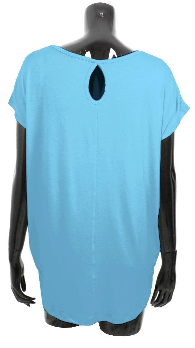 Emma & Giovanni - Women's Open Back Top/T-Shirt - Made in Italy - Perfect for Summer, Beach & Casual Outfits