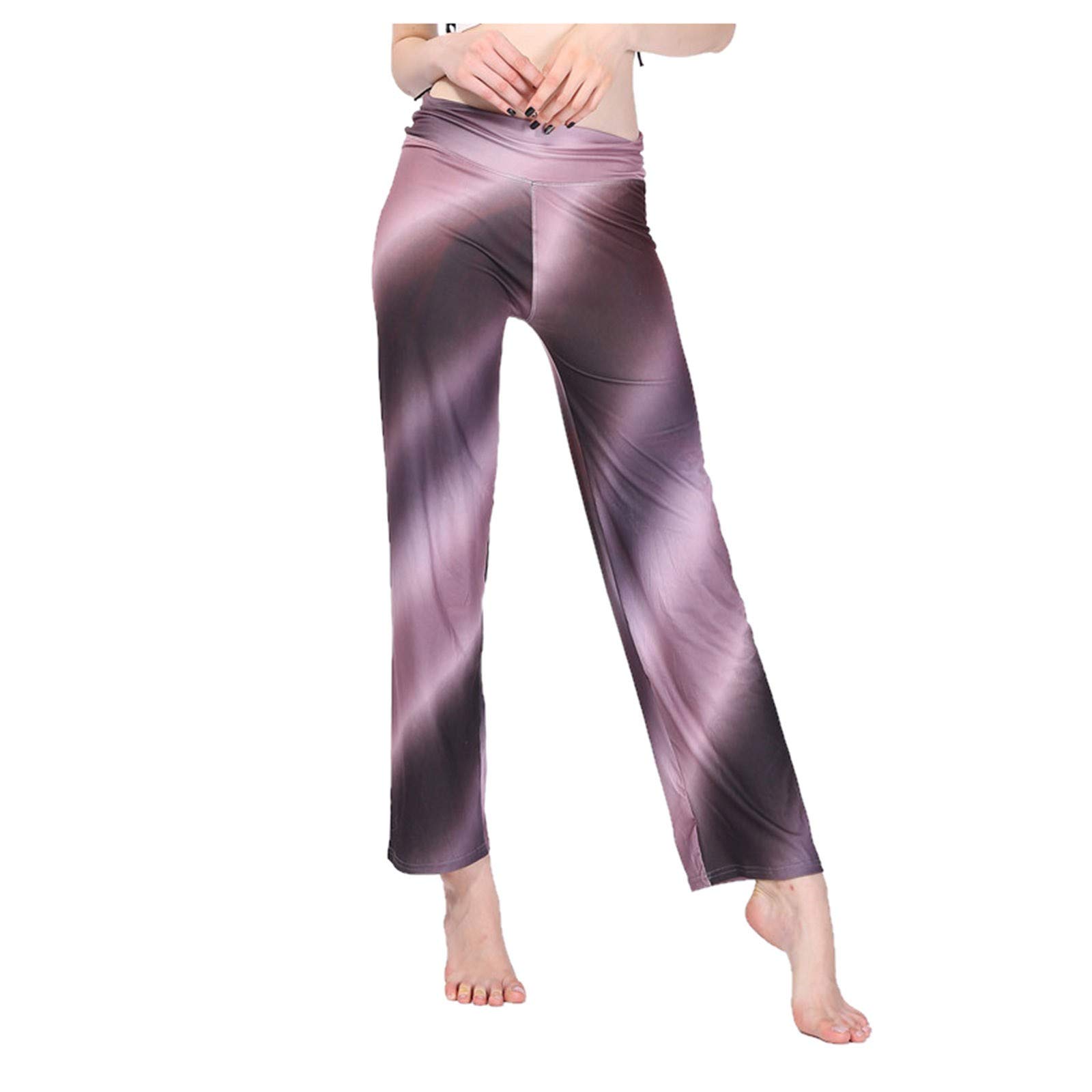 QIFEILA High Waist Yoga Pants for Women - Gradient Stretchy Fitness Leggings with Tummy Control | Perfect for Yoga, Gym Workouts & Running
