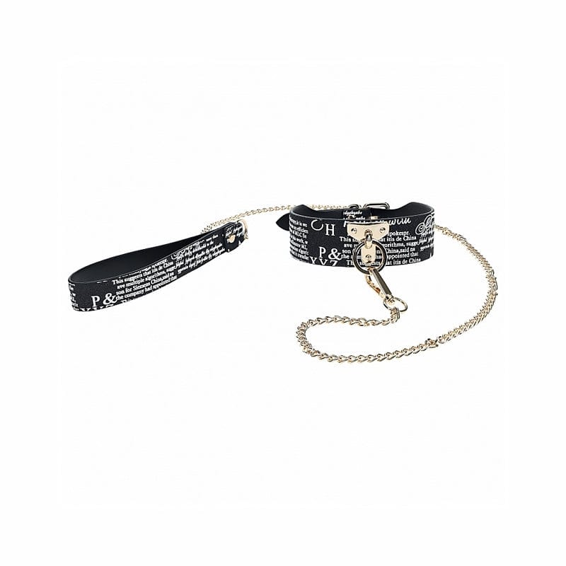 Stylish NY Collection Dog Collar with Leash - Durable Nylon Pet Collar for Small & Medium Dogs - Perfect for Daily Walks, Training & Outdoor Adventures