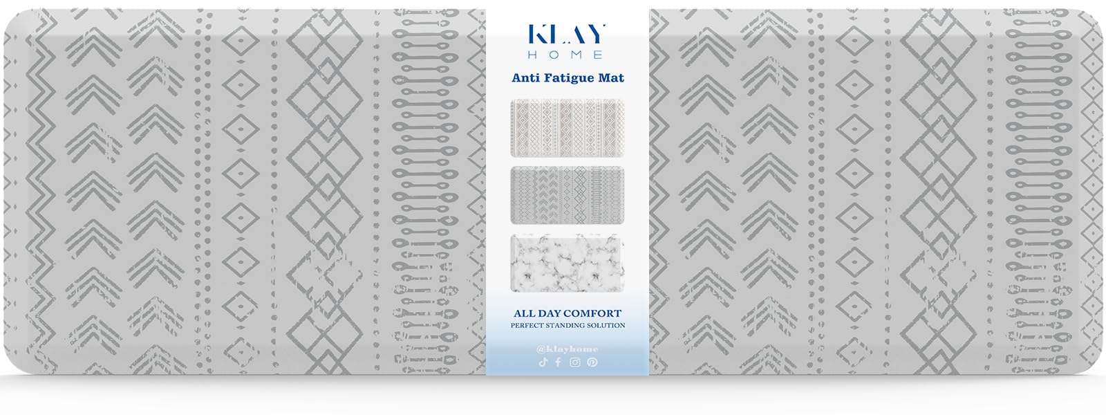 Klay Home Anti-Fatigue Kitchen Mat - 20