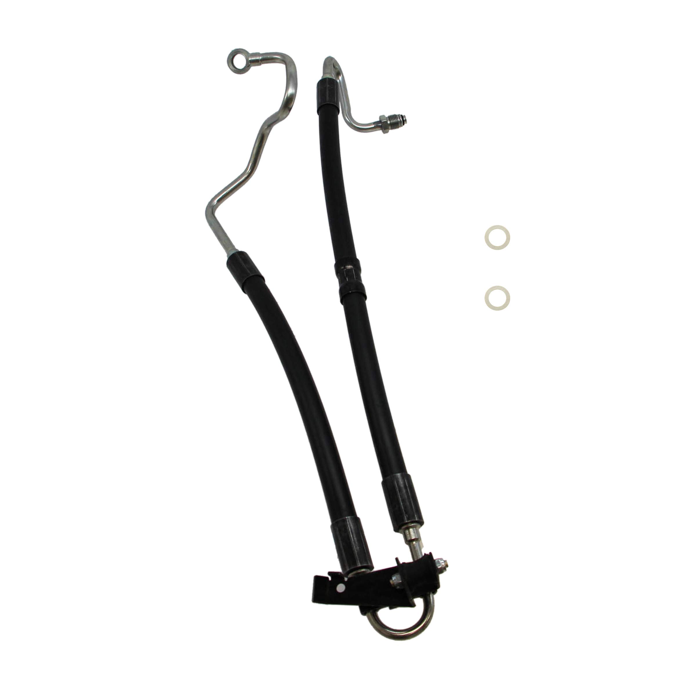 Rein PSH0100P Power Steering Hose Replacement - High-Performance Hydraulic Hose for Smooth Steering - Compatible with Ford, Chevy, Dodge - Perfect for Off-Roading, Towing & Daily Driving