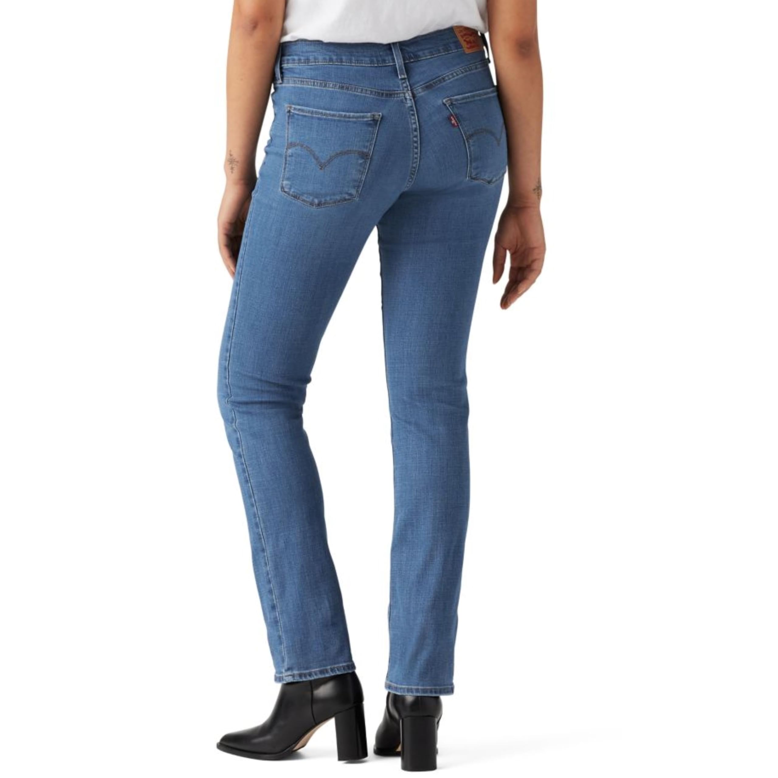 Levi's Women's 314 Shaping Straight Jeans - High Waist Slim Fit Denim Pants for Everyday Comfort & Style | Perfect for Work, Casual Outings & Date Nights