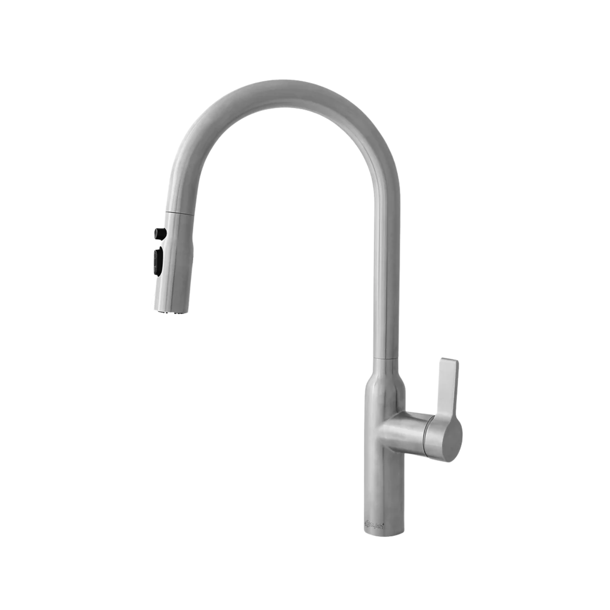 Stylish Napolo Single Handle Pull Down Kitchen Faucet - Modern Brushed Nickel Finish for Easy Cooking & Dishwashing | Perfect for Home Kitchen Remodeling