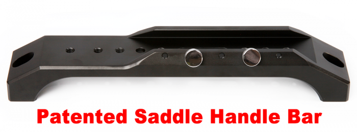 243mm Patented Saddle Handle Bar (M HC243BL) - Perfect for Bicycle, Motorcycle & Scooter Handlebars Replacement & Customization