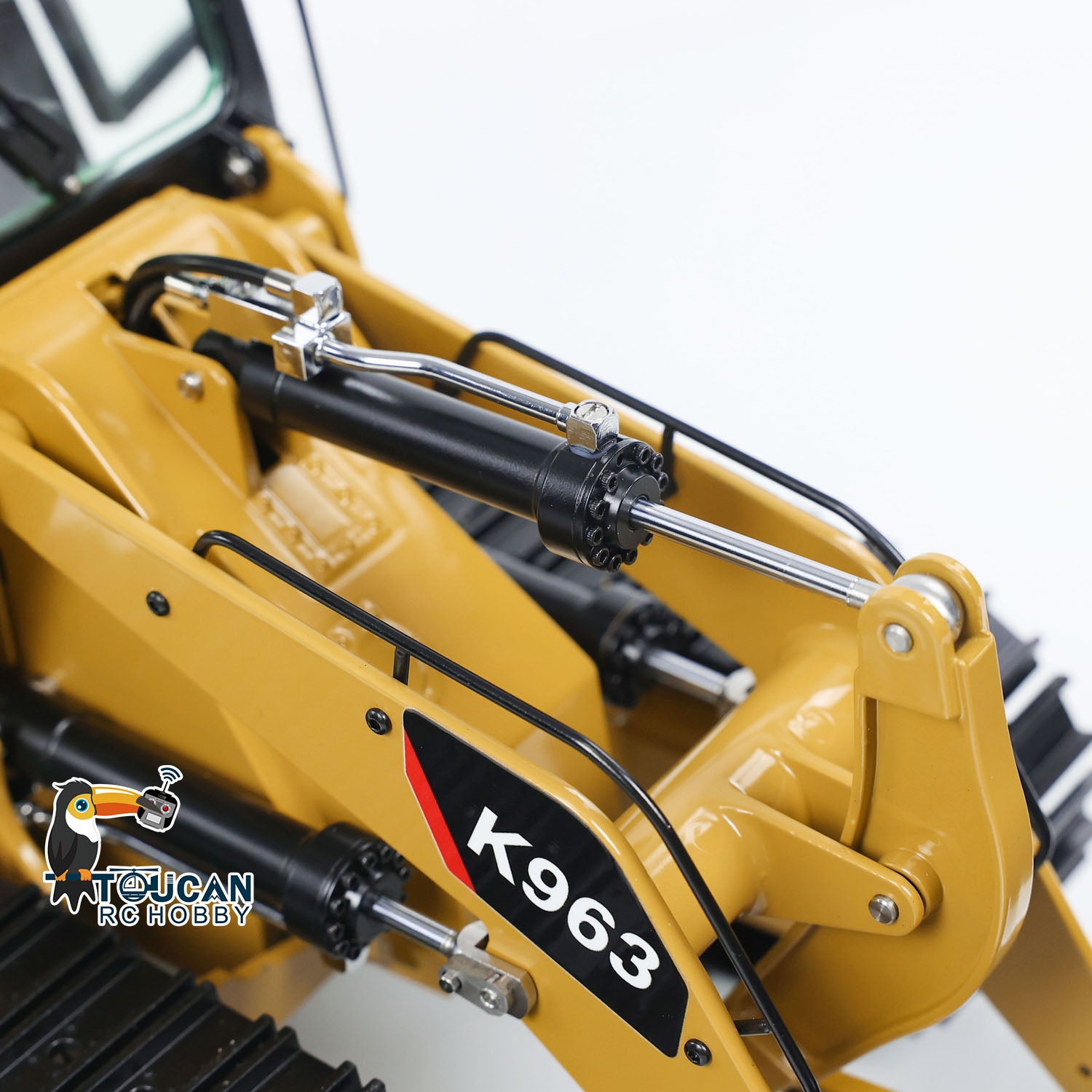 Kabolite 1/16 Scale Hydraulic RC Loader K963 - 2.4GHz Remote Control Construction Vehicle with Battery & LED Lights | Fast Free Shipping | Perfect for Construction Simulation, Kids Play & RC Hobbyists