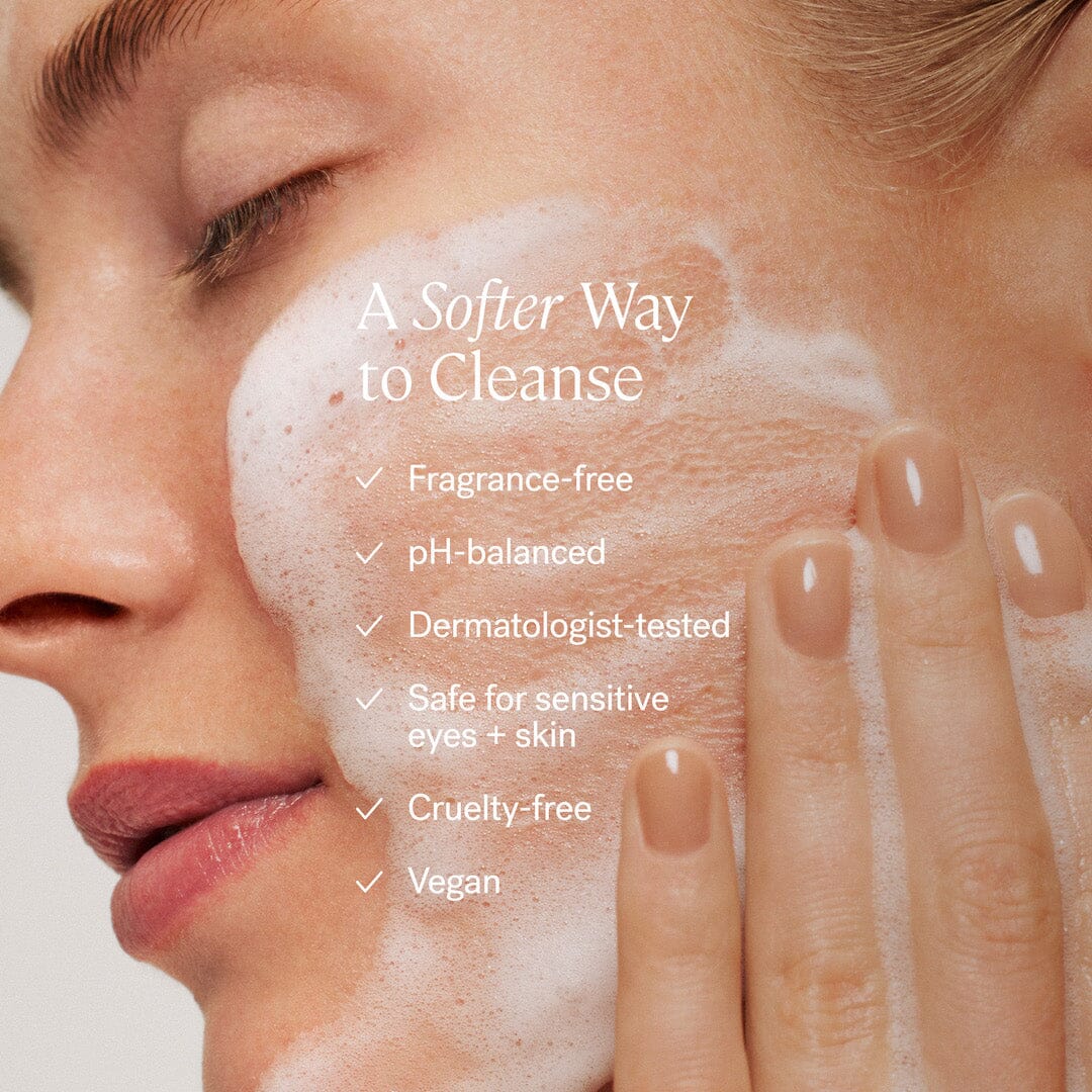 The Cleanse Soft Foaming Cleanser - Gentle Face Wash for Sensitive Skin | Deep Cleansing & Hydrating | Perfect for Morning & Night Skincare Routine