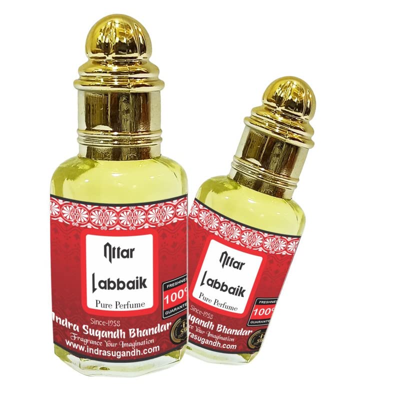 INDRA SUGANDH BHANDAR Attar Perfume for Men & Women | Long Lasting Arabic Fragrance Roll On 12ml | Mild Sweet Scent for Daily Wear, Pooja & Special Occasions