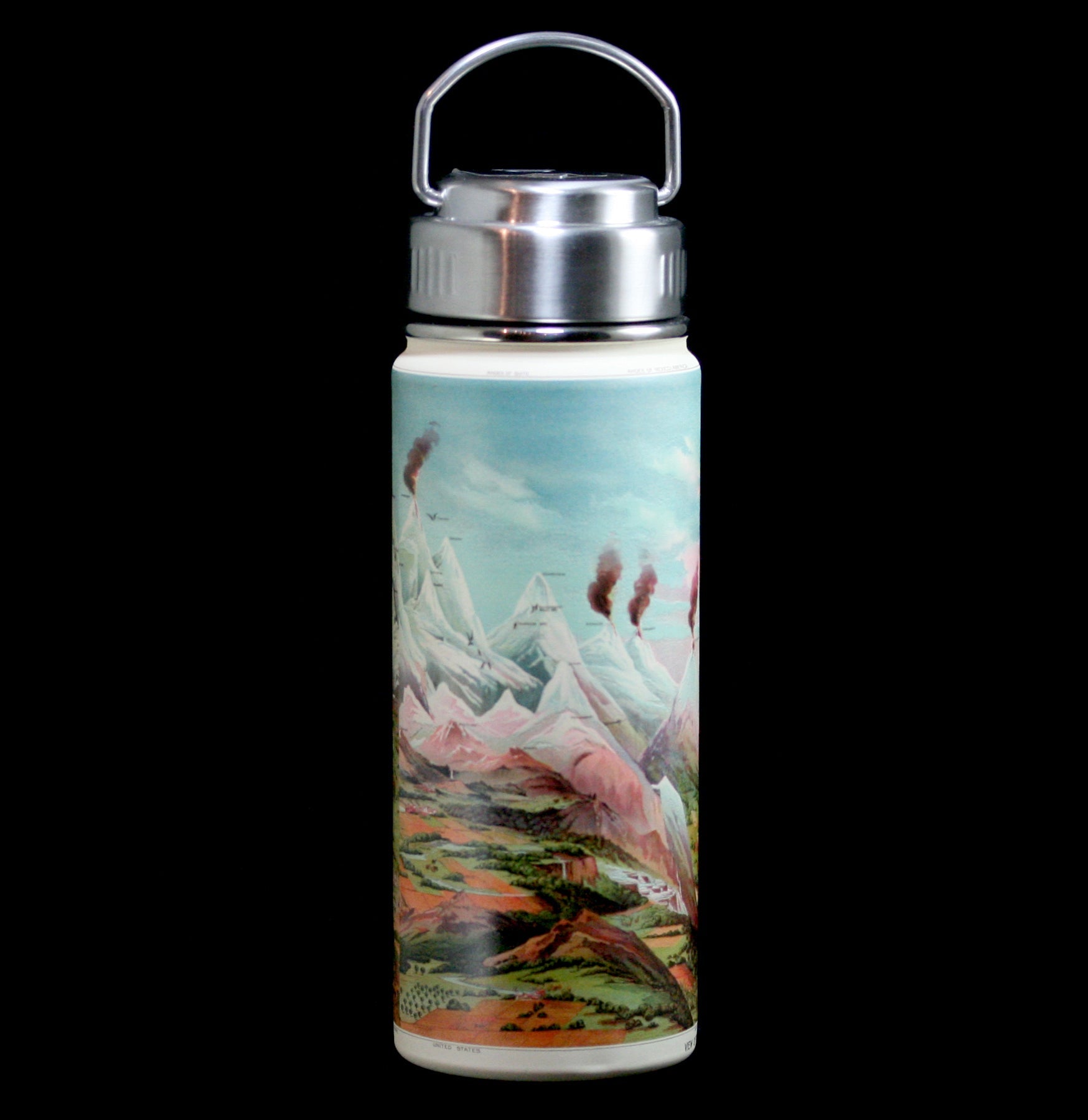 Premium Stainless Steel Vacuum Insulated Water Bottle for Hiking, Camping & Outdoor Adventures - Keeps Drinks Hot/Cold for 24 Hours - BPA Free Leakproof Thermos for Mountain Climbing, Travel & Sports