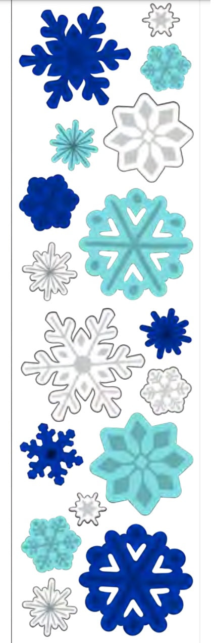 24-Piece Glitter Gel Christmas Window Clings - Holiday Decals for Glass, Doors & Mirrors - Perfect for Home, Office & Classroom Decorations