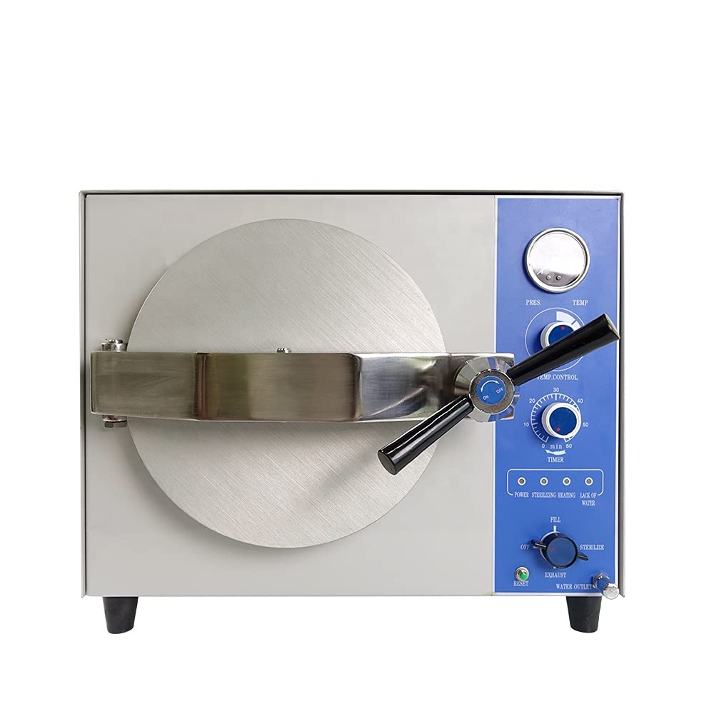 20L Table Top Steam Sterilizer Autoclave Machine for Laboratory Use - Perfect for Medical, Dental, and Tattoo Equipment Sterilization