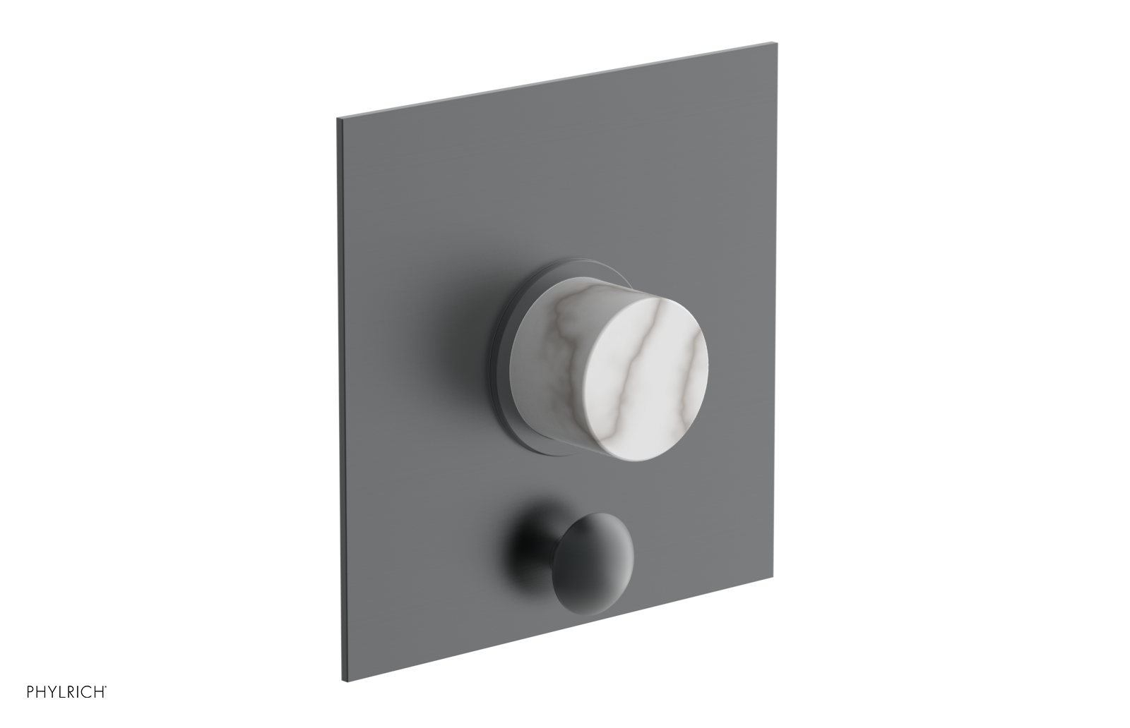 Premium BASIC II Pressure Balance Shower Plate with Diverter & Handle Trim Set - 4 Inch Chrome Finish for Bathroom Renovation | Perfect for Modern Home & Spa Experience