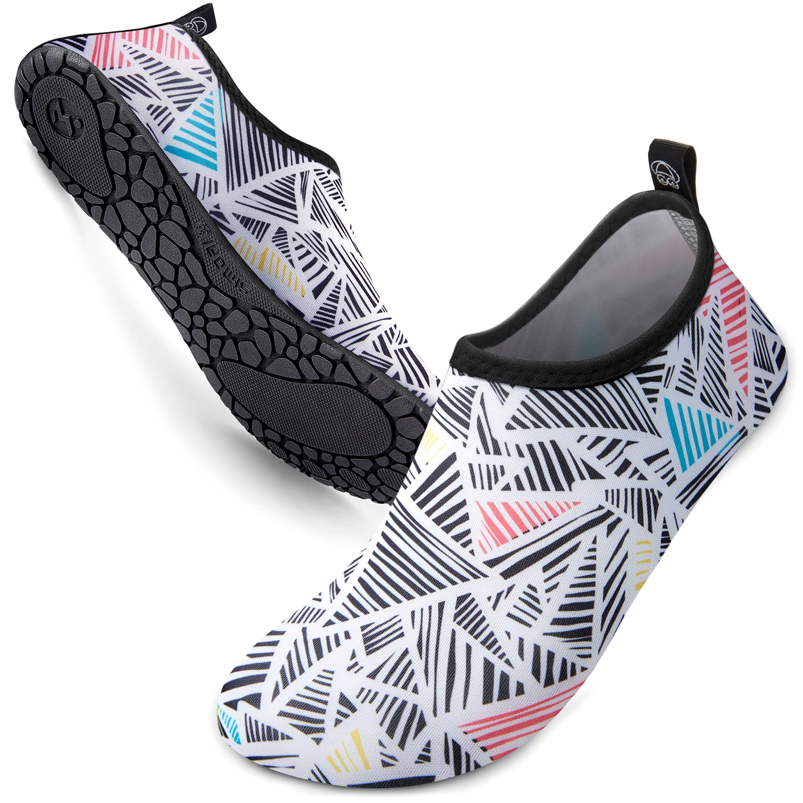SIMARI Quick-Dry Water Shoes for Women & Men - Barefoot Swim Shoes for Pool, Beach, Surfing, Yoga & Outdoor Activities - Lightweight Aqua Socks for Swimming, Exercise & Water Sports (SWS001)