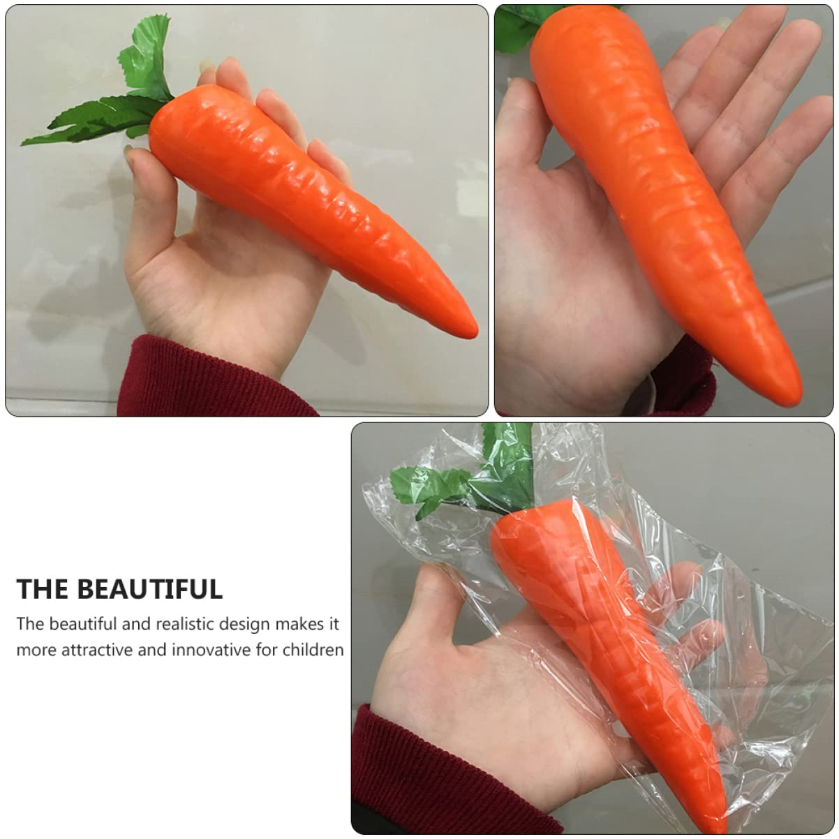 12pcs Artificial Carrot Decorations - Fake Foam Carrots for Easter Bunny Display, Home Decor, Landscape Filler & Photo Props - Perfect for Easter Party, Spring Centerpieces, and Farmhouse Themed Decor