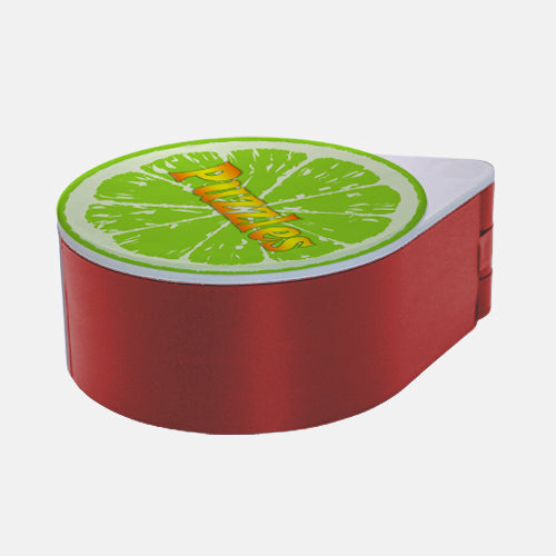 Personalized Glass Rimmer Lid with Lime Design - Custom Name Engraved Barware for Margaritas, Cocktails & Party Drinks
