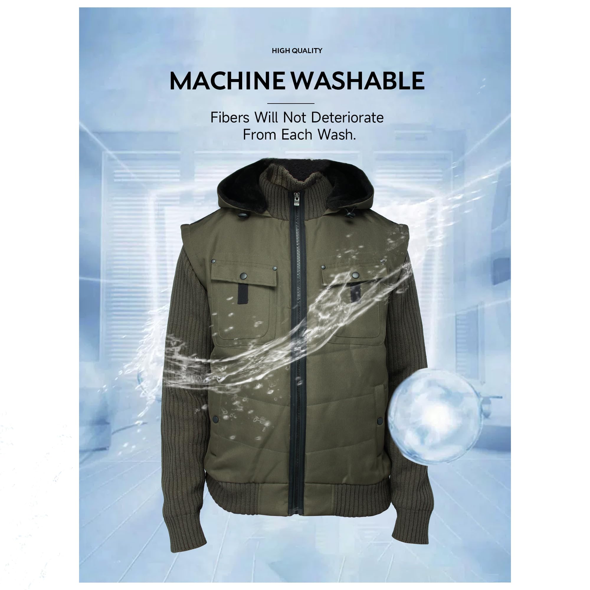 Men's Slim Fit Zip Up Cardigan Sweater - Lightweight Knit Jacket for Spring & Fall (Big & Tall Sizes) | Casual Office Wear & Layering Outfit for Men