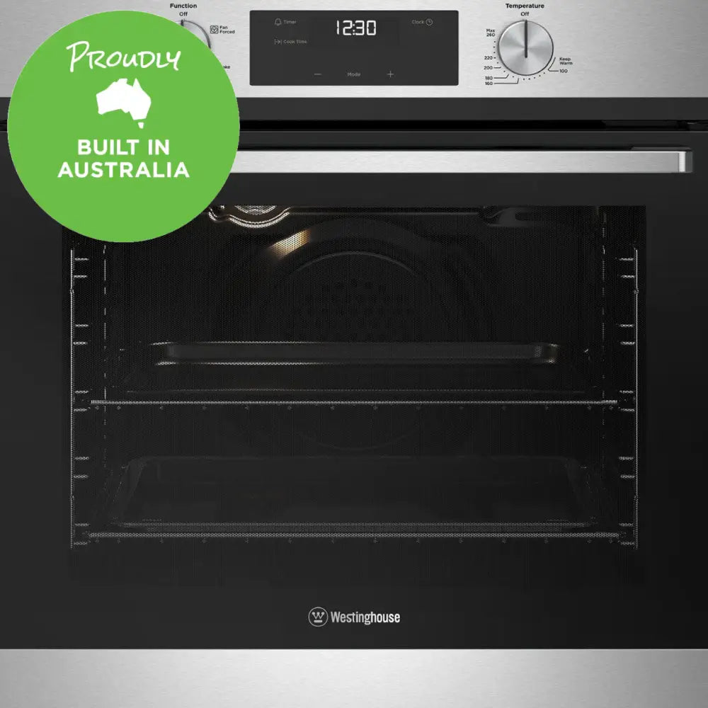 Westinghouse WVG6515SD 60cm Stainless Steel Multi-Function Gas Oven - Perfect for Baking, Roasting & Broiling in Modern Kitchens